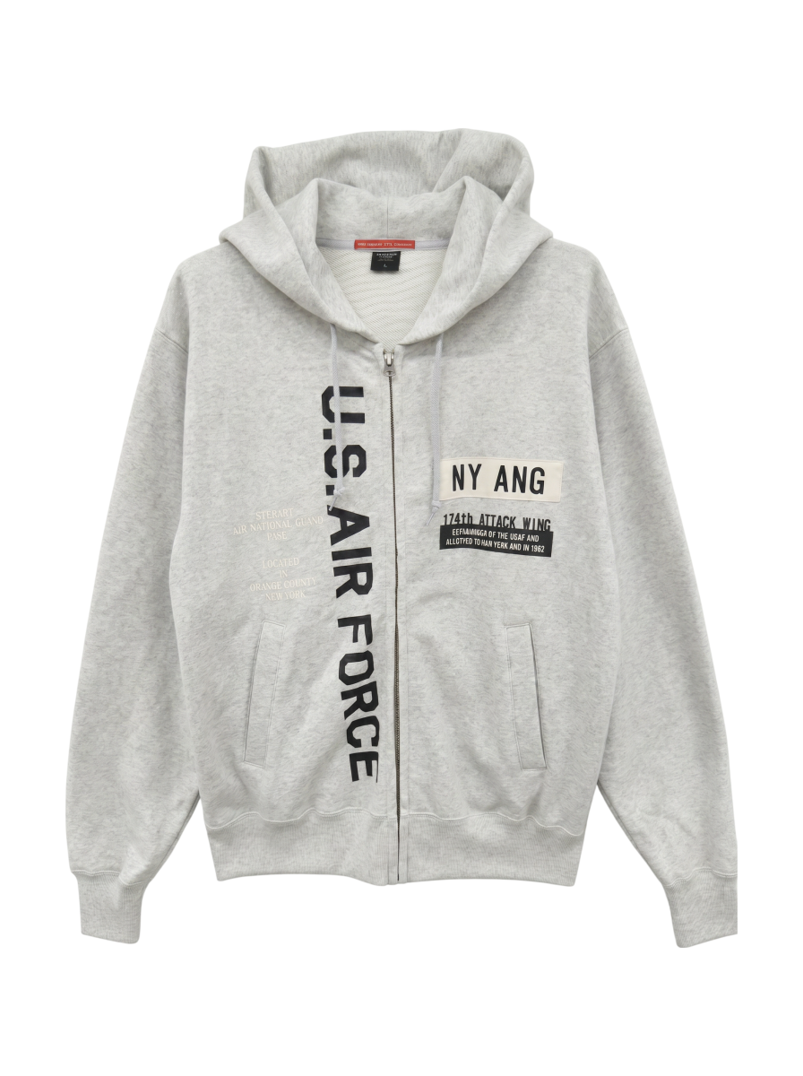 AVIREX / 《COLLECTION》AIR NATIONAL GUARD PATCH & PRINT ZIP