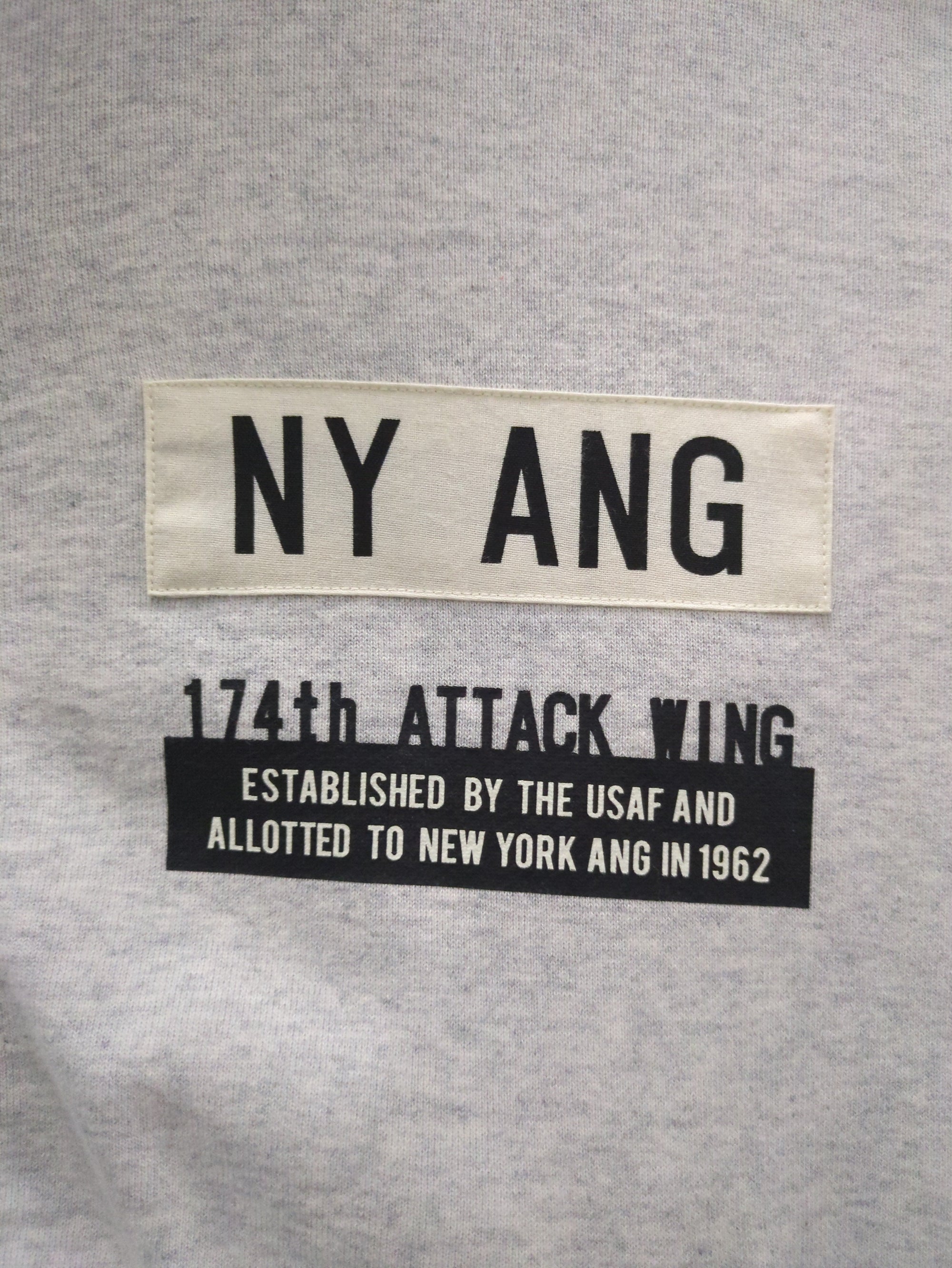 AVIREX / 《COLLECTION》AIR NATIONAL GUARD PATCH & PRINT ZIP