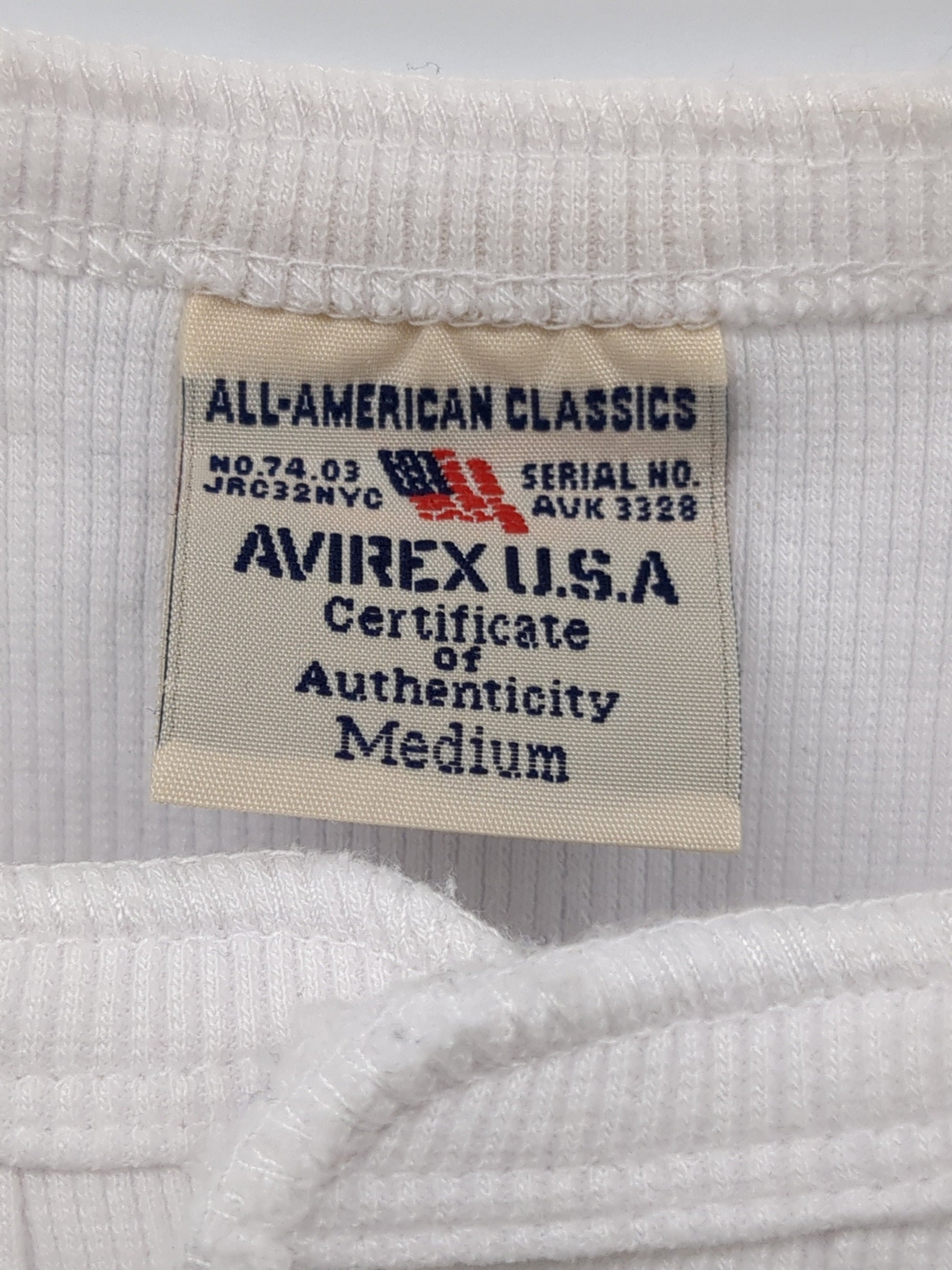 AVIREX / 《DAILY/デイリー》RIB L/S HENLEY NECK T-SHIRT/リブ 長袖 ヘンリーネック Tシャツ デイリーウェア