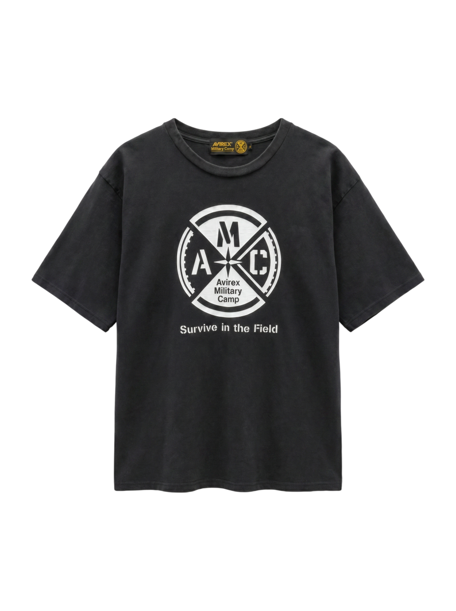 AVIREX / クルーネック Tシャツ AMC/CREW NECK T-SHIRT【Avirex Military Camp】