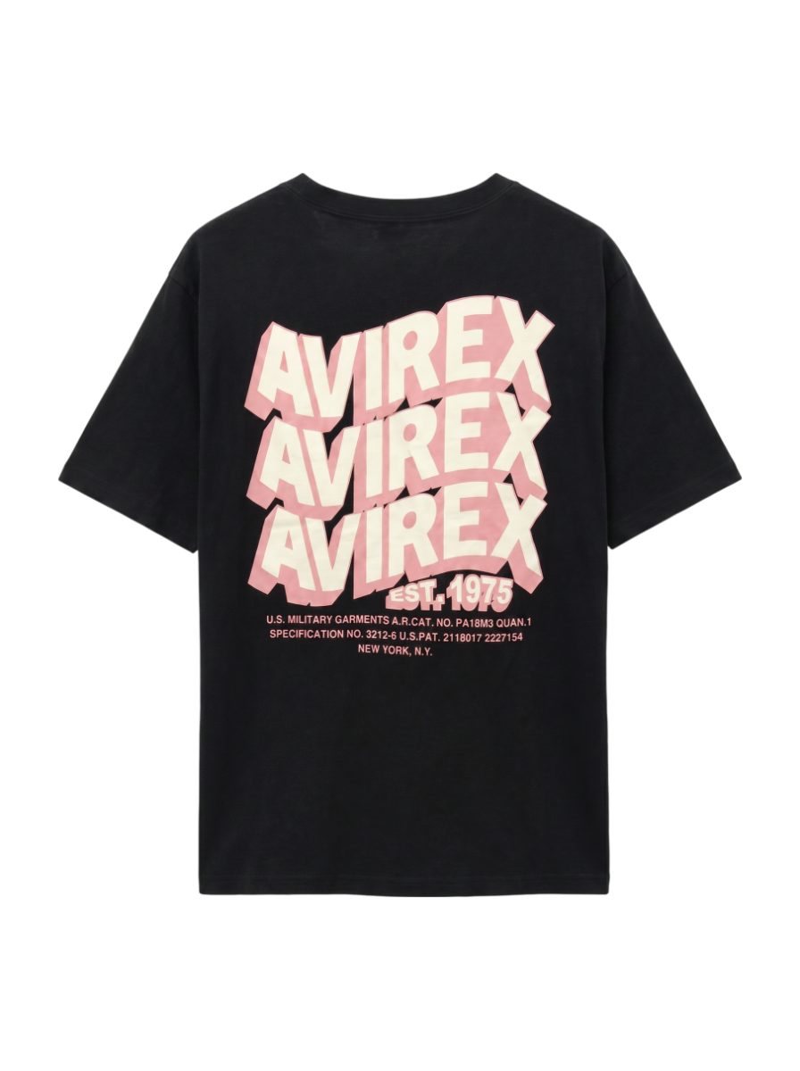 AVIREX / #SH WAVE LOGO T-SHIRT