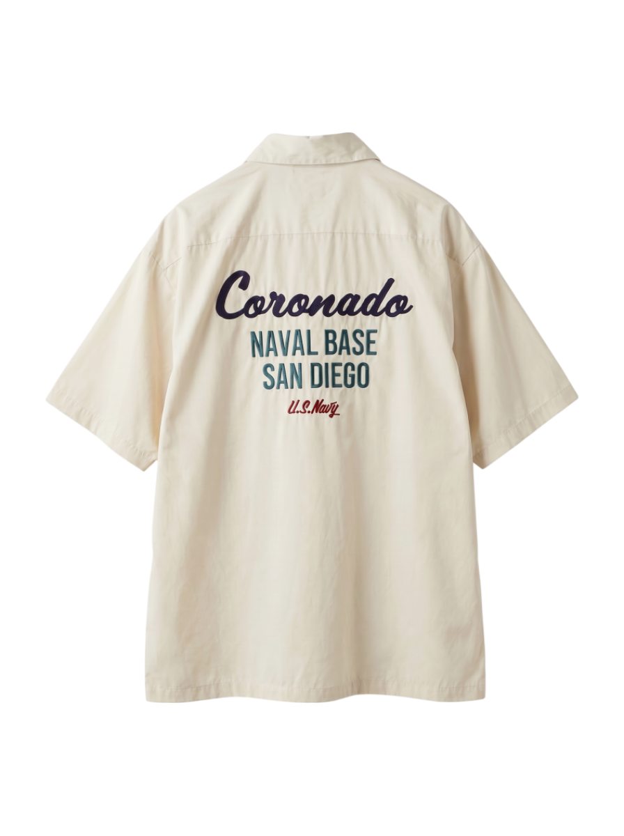 AVIREX / SHORTSLEEVE WORK SHIRT U.S.N. / ワークシャツ U.S.N.