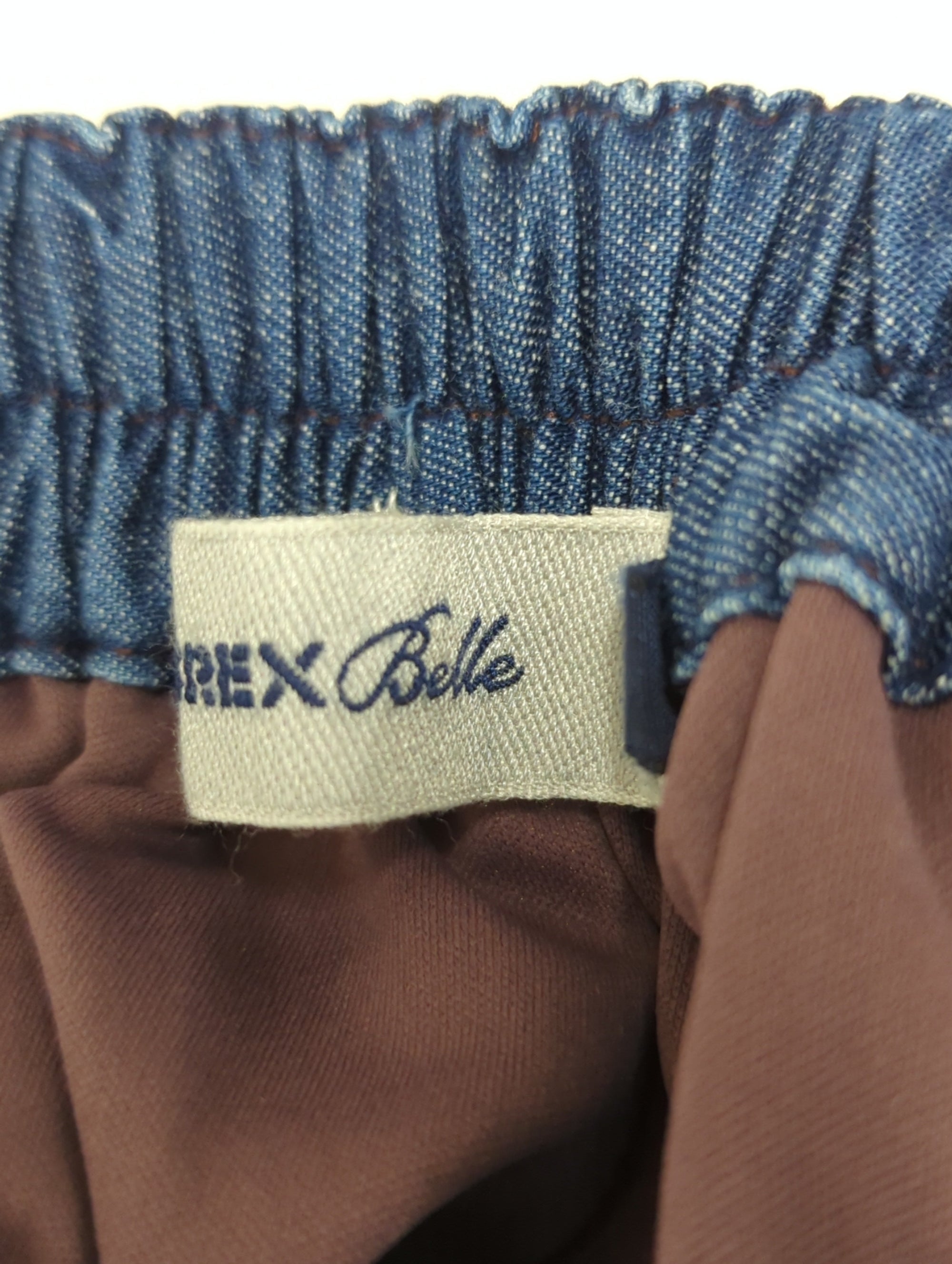 AVIREX / L-L/S PATCHING PLAID SKIRT