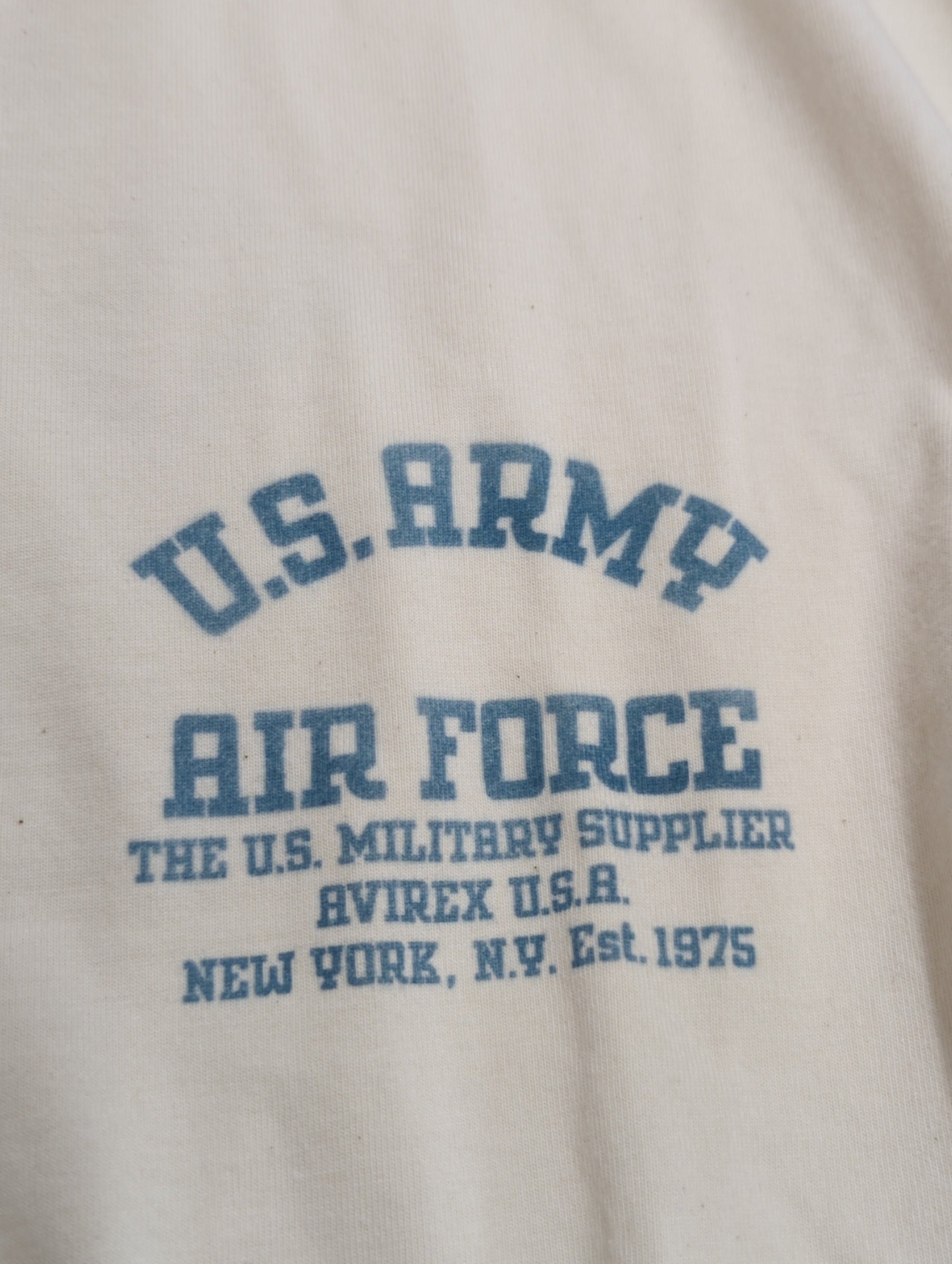 AVIREX / MIL. STENCIL T-SHIRT US ARMY AIR FORCE / ステンシル 半袖Tシャツ アーミー エアフォース