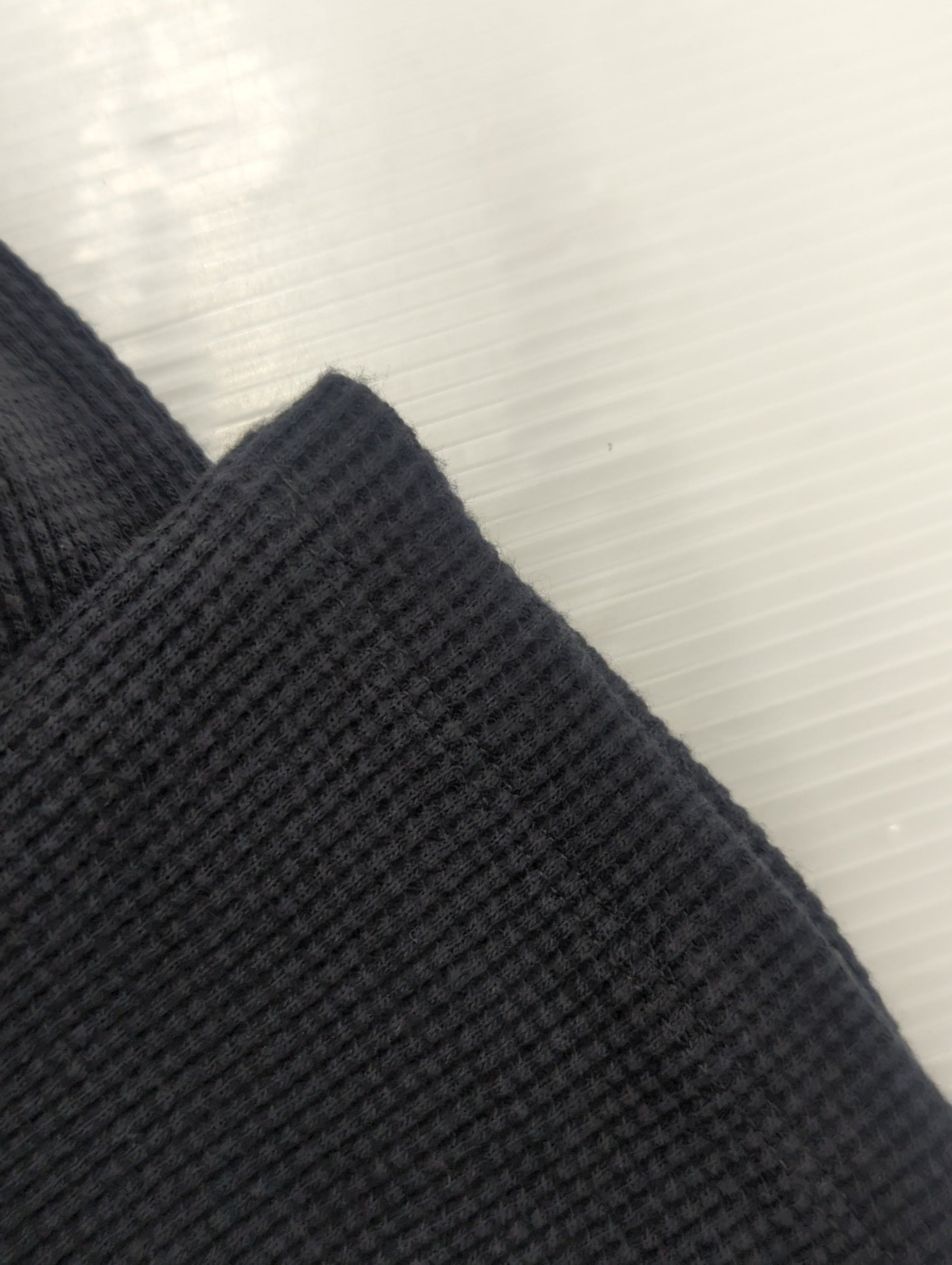 AVIREX / T DP L/S WAFFLE CREW TEE U.S.N