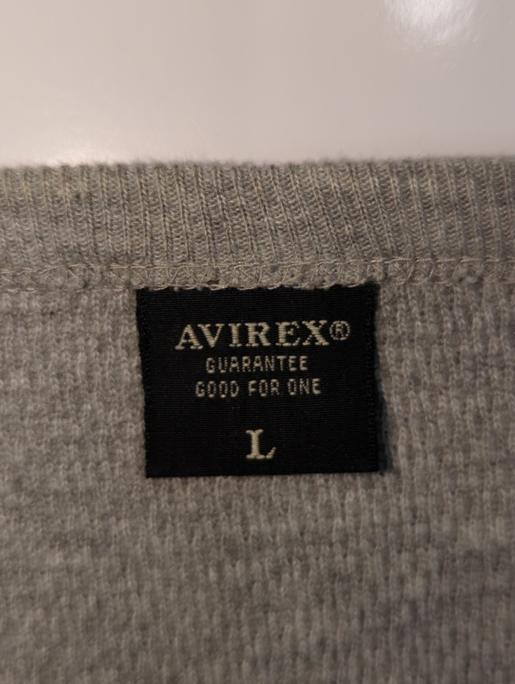 AVIREX / 【直営店舗限定】七分袖 ハニカムワッフル Tシャツ フェアフィールド/Q/S HONEYCOMB WAFFLE T-SHIRT