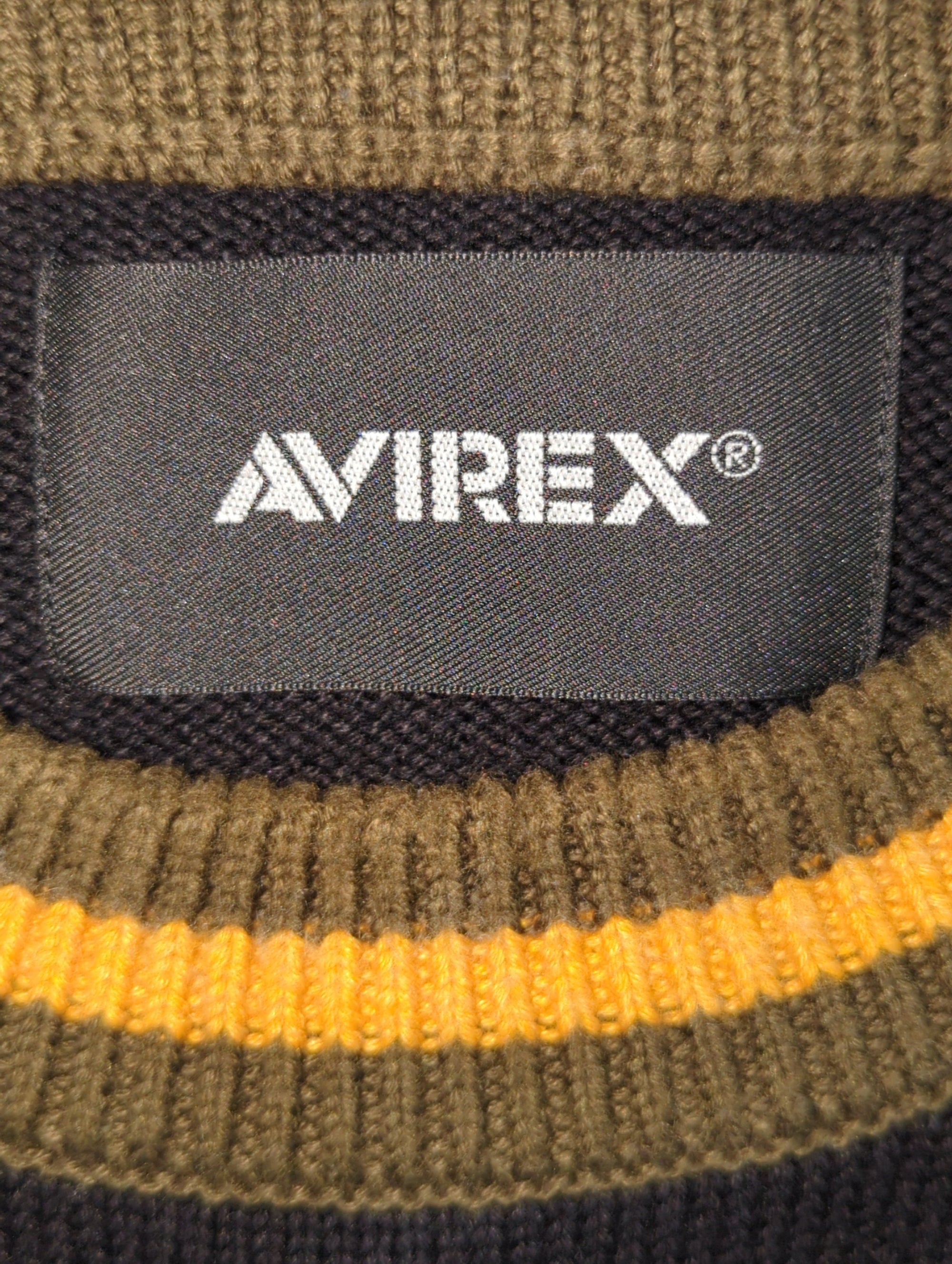 AVIREX / 《WEB&DEPOT限定》COLLEGE LINE KNIT / カレッジ ライン ニット