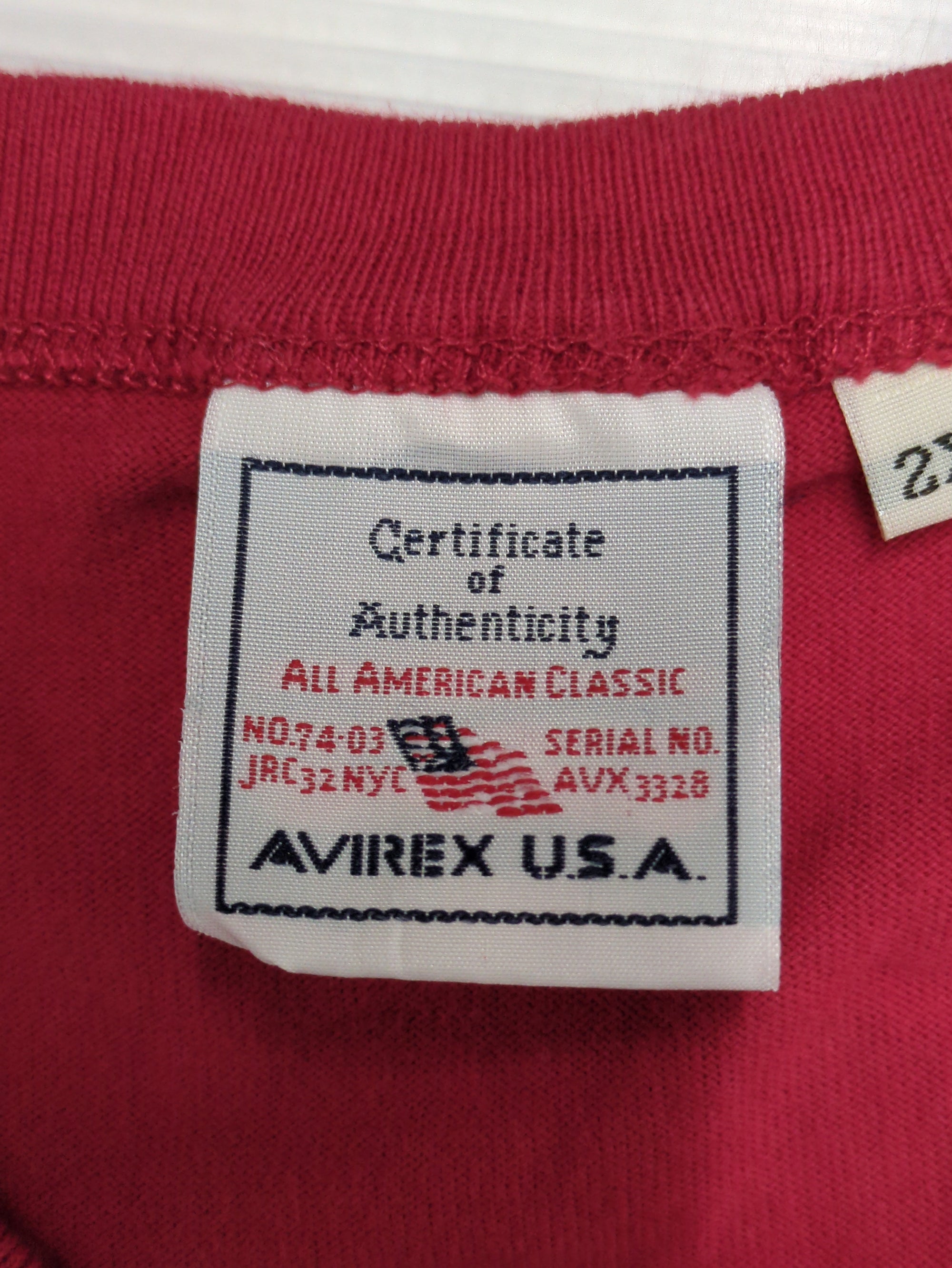 AVIREX / Vネック ファティーグ Tシャツ/S/S V-NECK FATIGUE T-SHIRT
