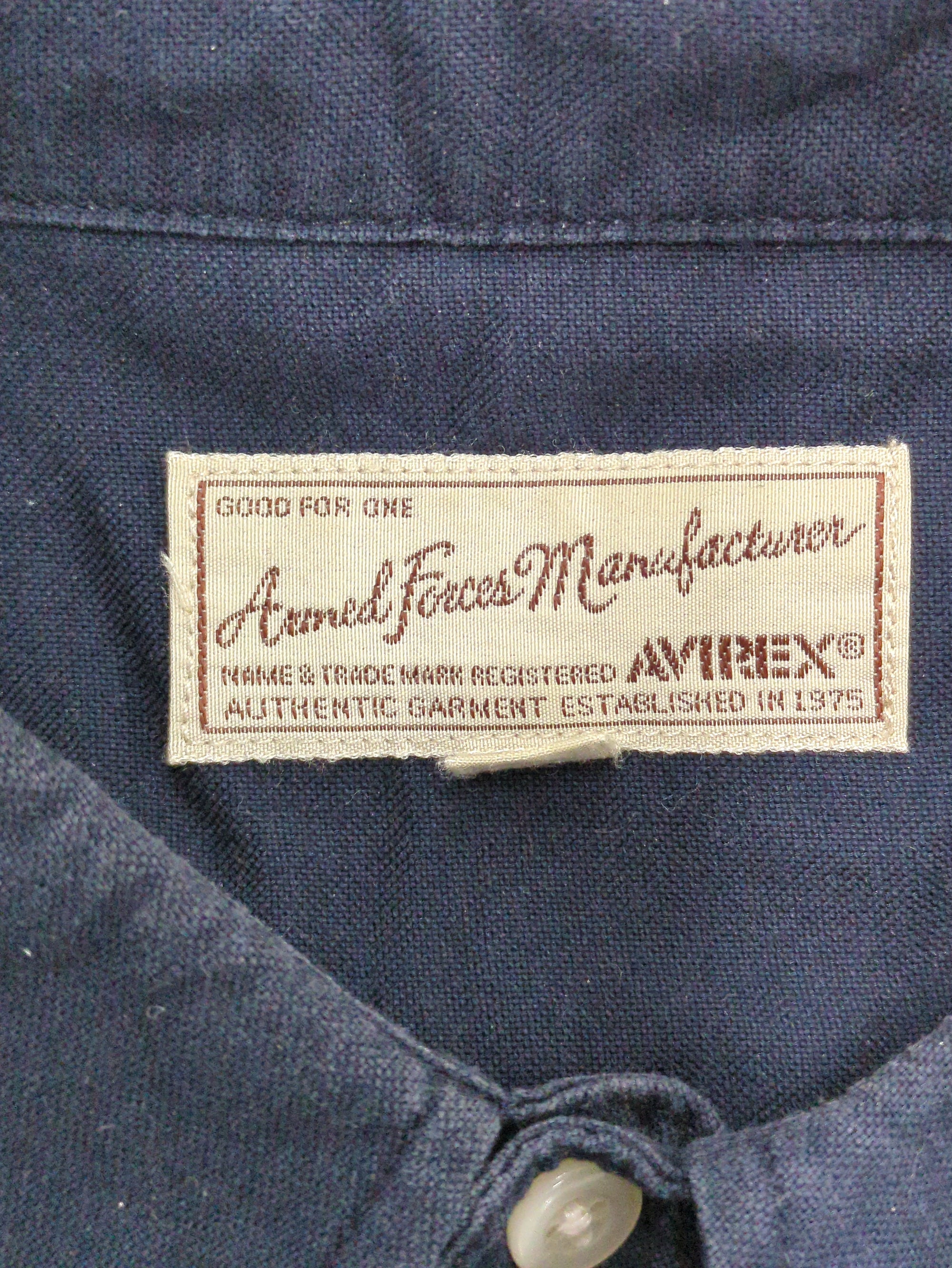 AVIREX / OXレギュラーシャツ コロナド/OXFORD REGULER SHIRT CORONADO