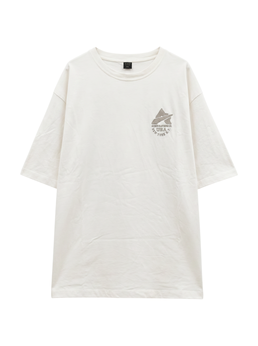 AVIREX / 《WEB&DEPOT限定》SHORT SLEEVE T-SHIRT SAME TONE LOGO / ショートスリーブ Tシャツ セイムトー