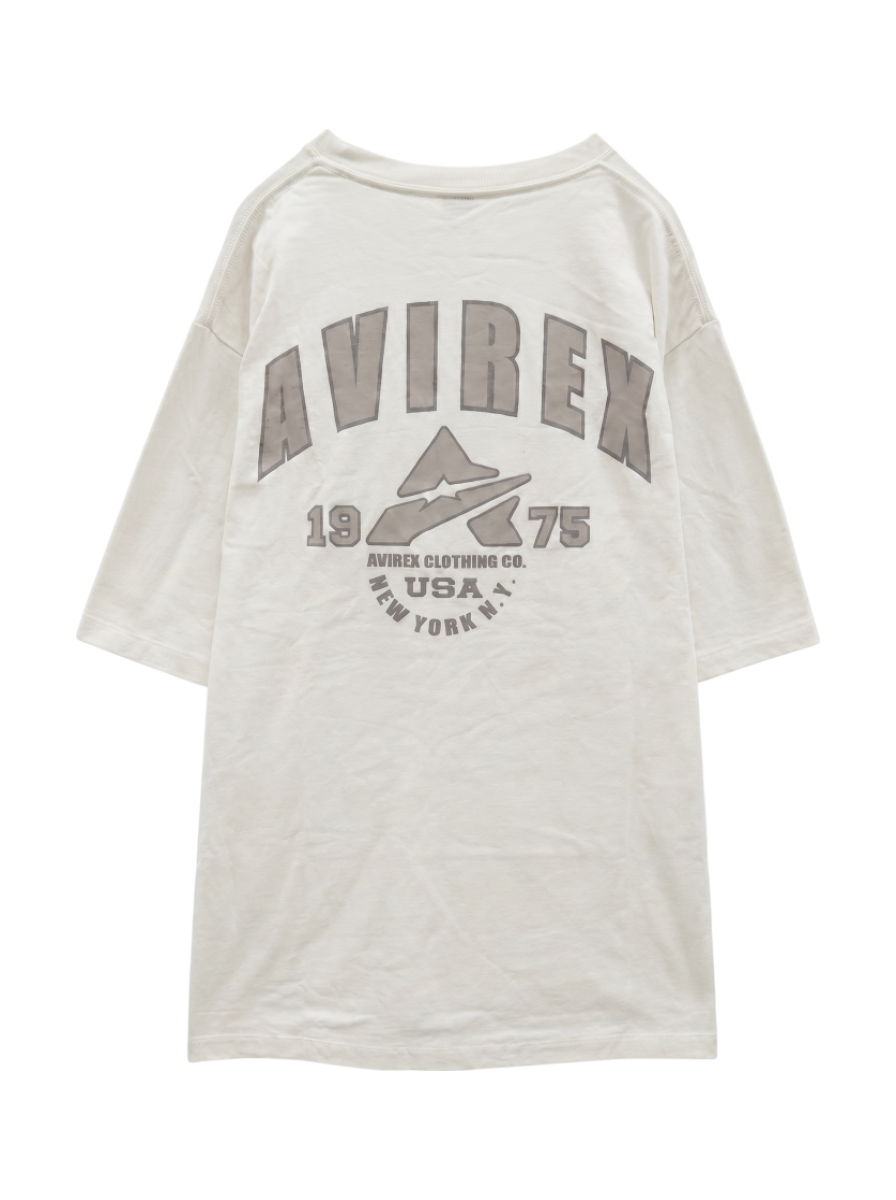 AVIREX / 《WEB&DEPOT限定》SHORT SLEEVE T-SHIRT SAME TONE LOGO / ショートスリーブ Tシャツ セイムトー