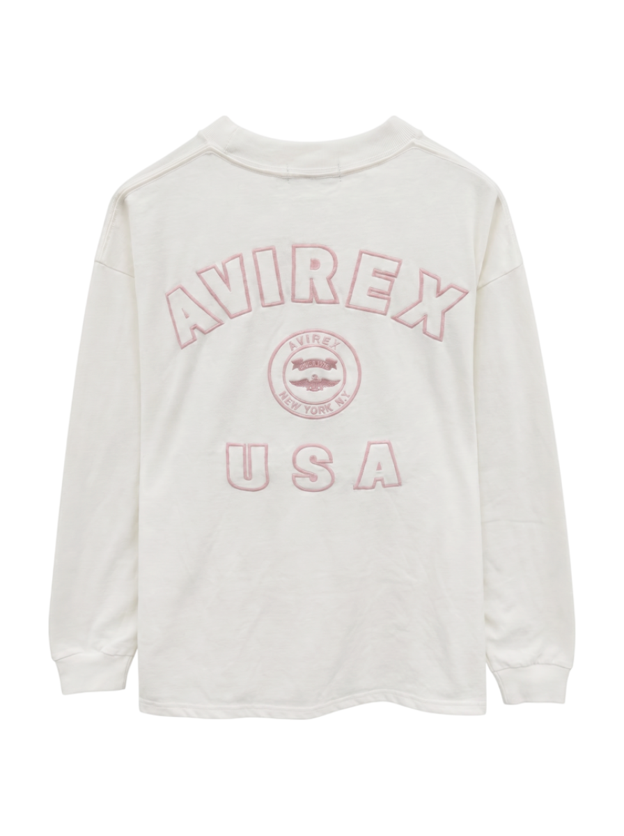 AVIREX / L/S VARSITY LOGO T-SHIRT/ バーシティロゴTシャツ