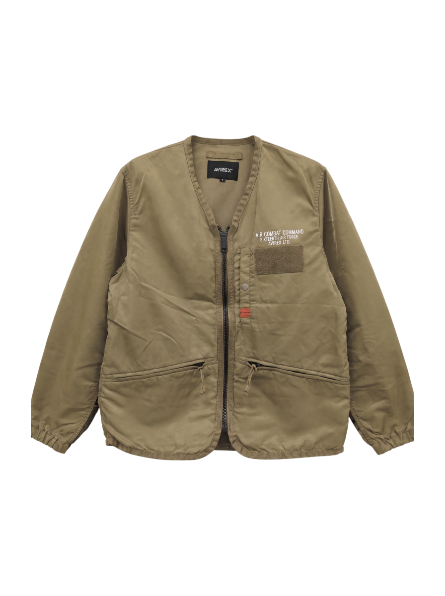 AVIREX / ミリタリー ジップ カーディガン / MILITARY ZIP CARDIGAN
