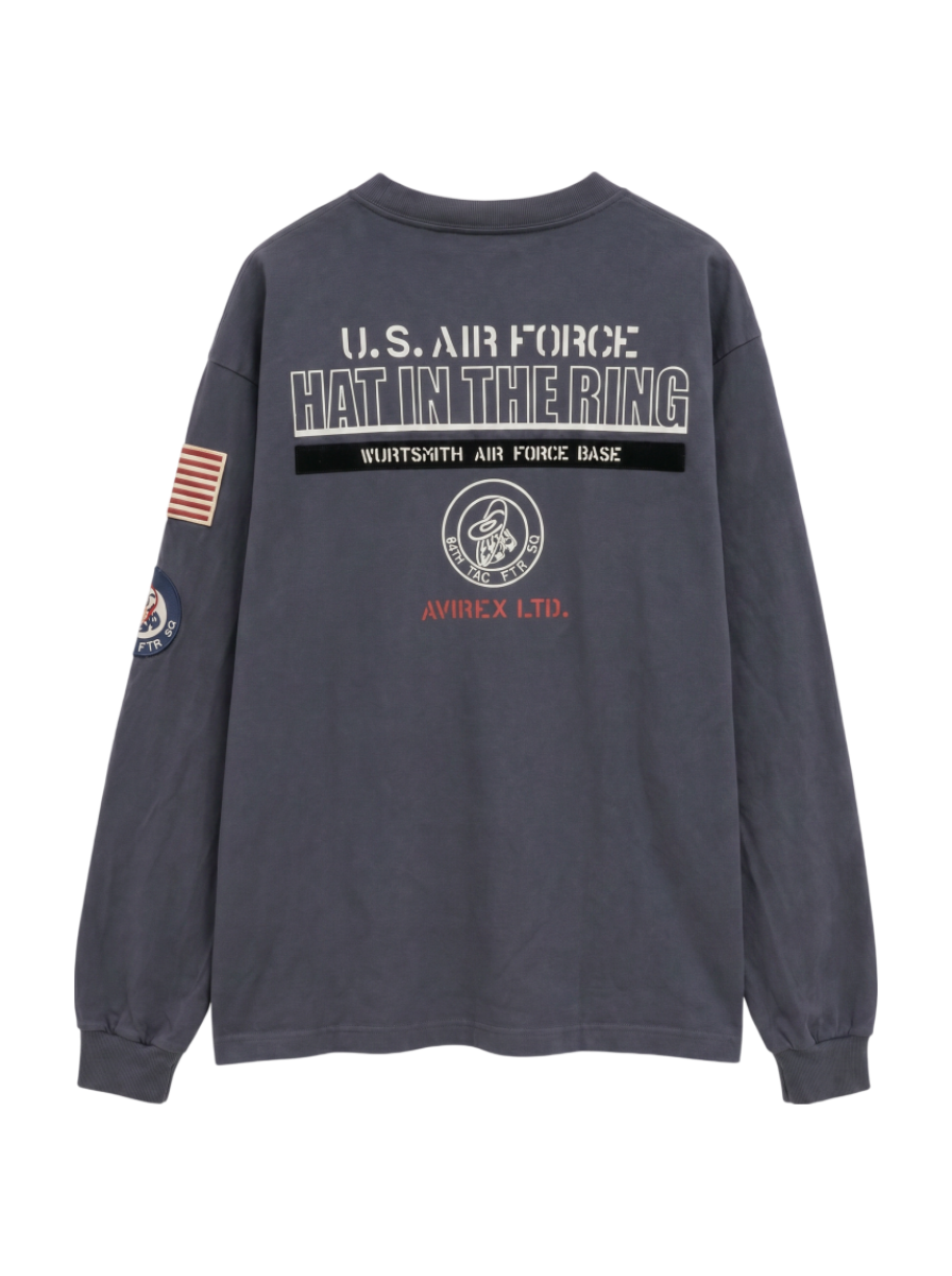 AVIREX / LONGSLEEVE T-SHIRT "HAT IN THE RING" / 長袖Tシャツ "ハット イン ザ リング" / AVIREX