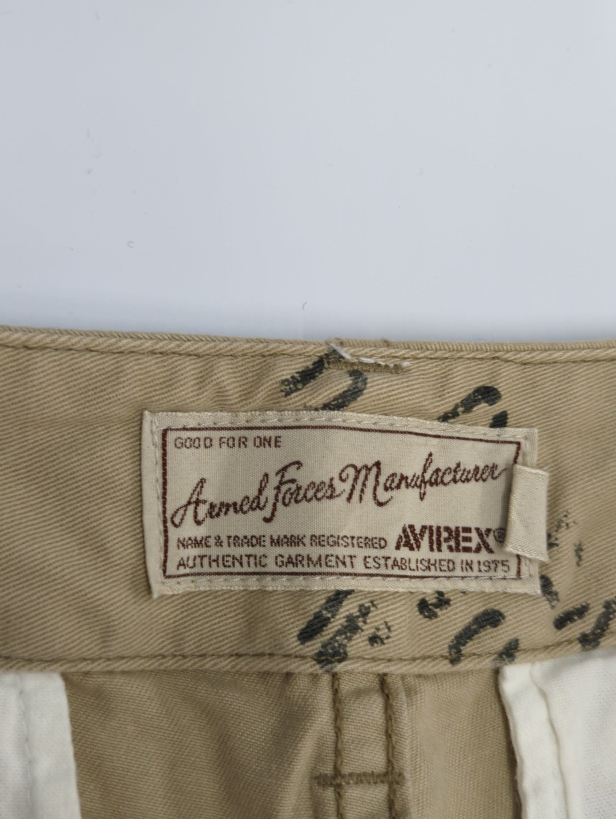 AVIREX / STENCIL CARGO CROPPED PANTS