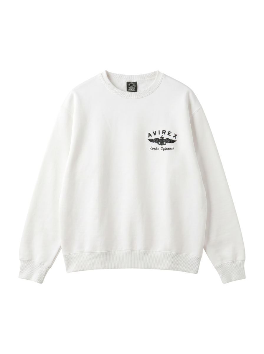 AVIREX / VARSITY LOGO CREW NECK SWEAT /バーシティ ロゴ クルーネック スウェット