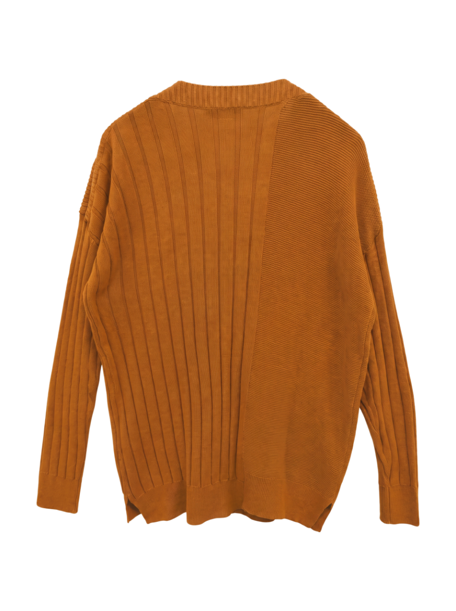AVIREX / ストーンウォッシュ リブニット/ STONE WASH RIB KNIT SWEATER