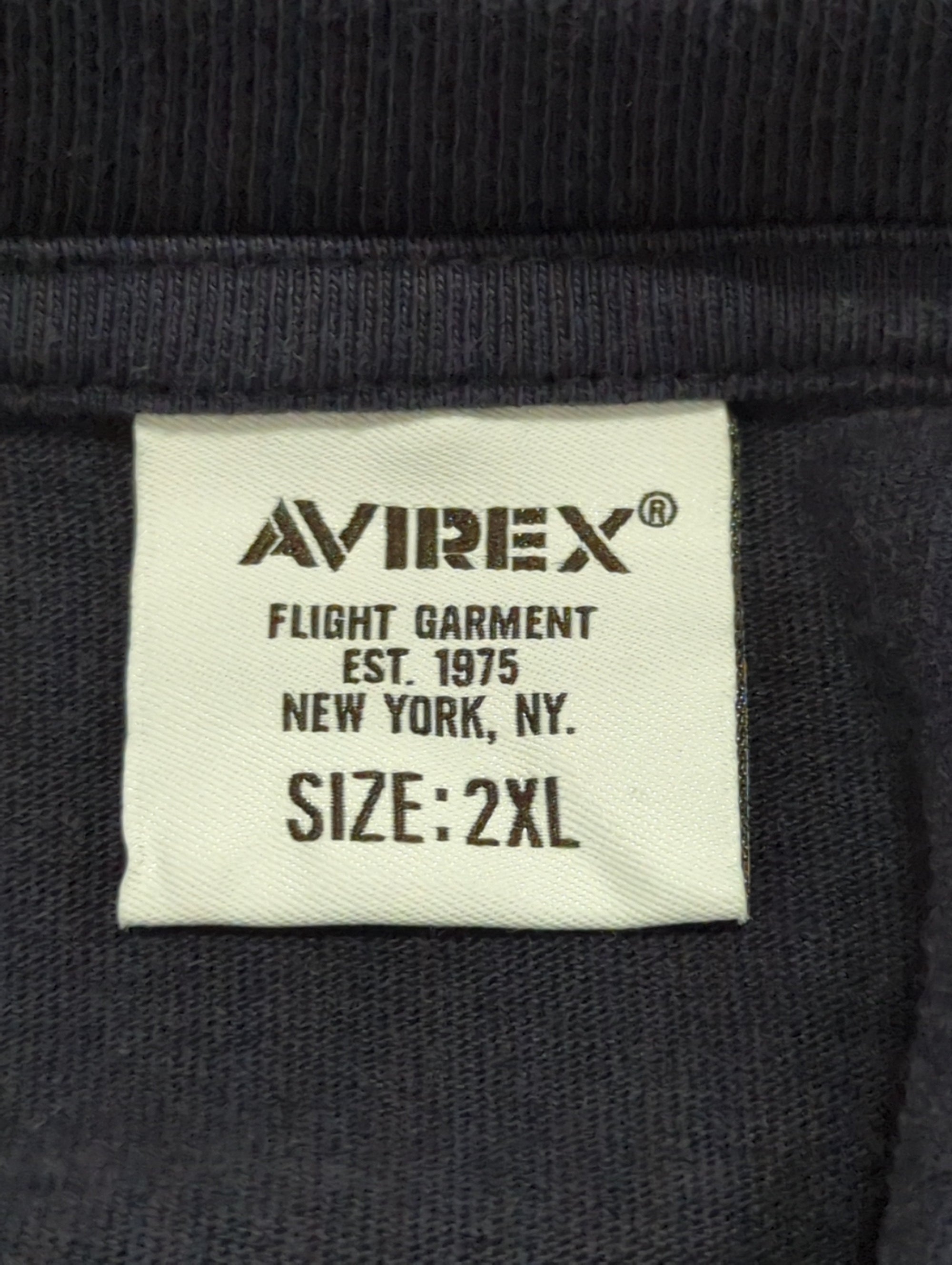 AVIREX / ネイバル パッチ ロングスリーブ Tシャツ/NAVAL PATCH LONG SLEEVE T-SHIRT