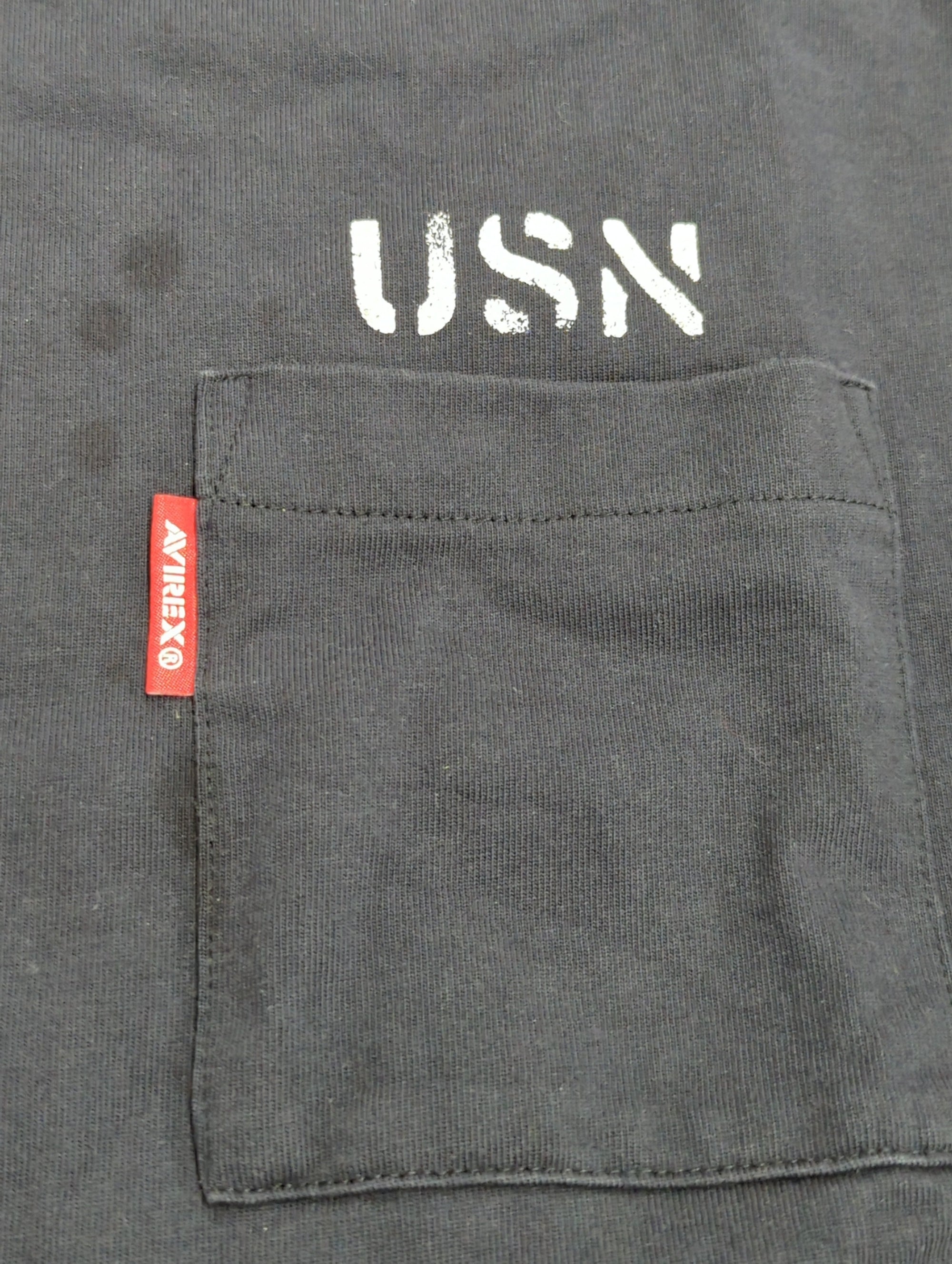 AVIREX / ネイバル パッチ ロングスリーブ Tシャツ/NAVAL PATCH LONG SLEEVE T-SHIRT