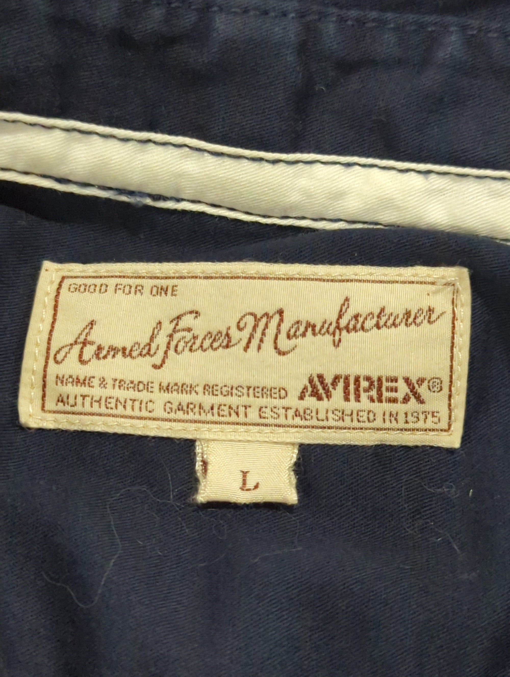AVIREX / OLD PATCH MILITARY SHIRT