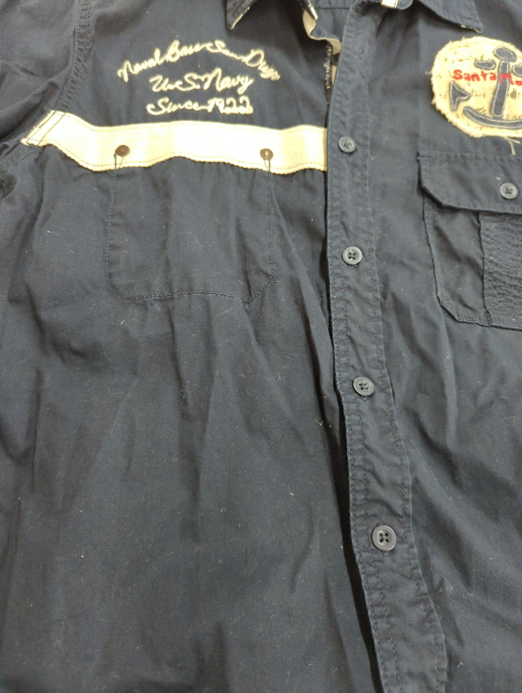 AVIREX / OLD PATCH MILITARY SHIRT