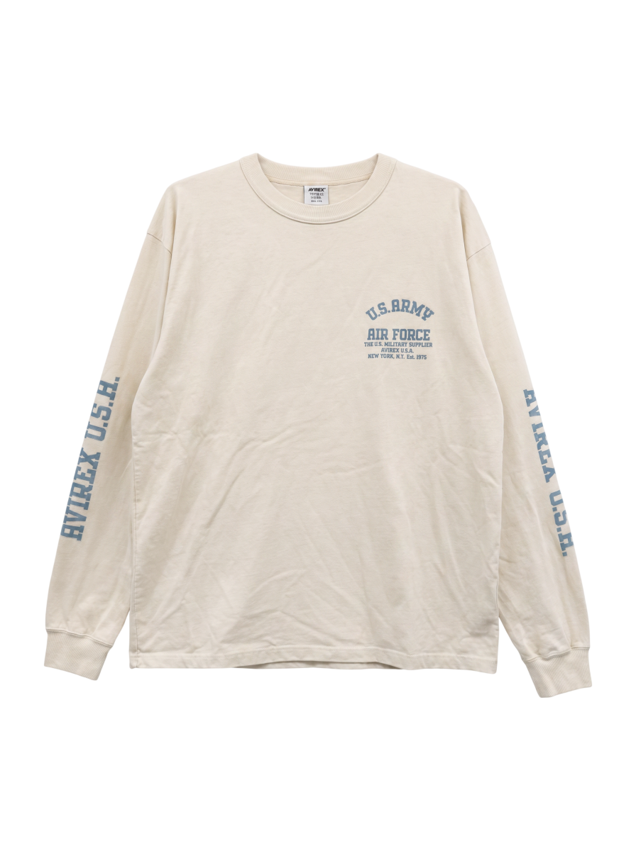 AVIREX / MIL. STENCIL T-SHIRT USA.A.F / ミリタリー ステンシル 長袖Tシャツ USA.A.F / AVIREX /