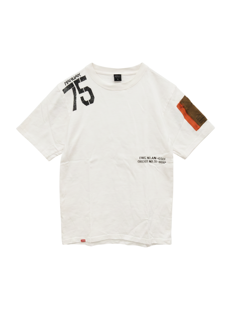 AVIREX / 《WEB&DEPOT限定》 REMODEL DESIGN CREW NECK T-SHIRT/リモデルデザイン半袖Tシャツ