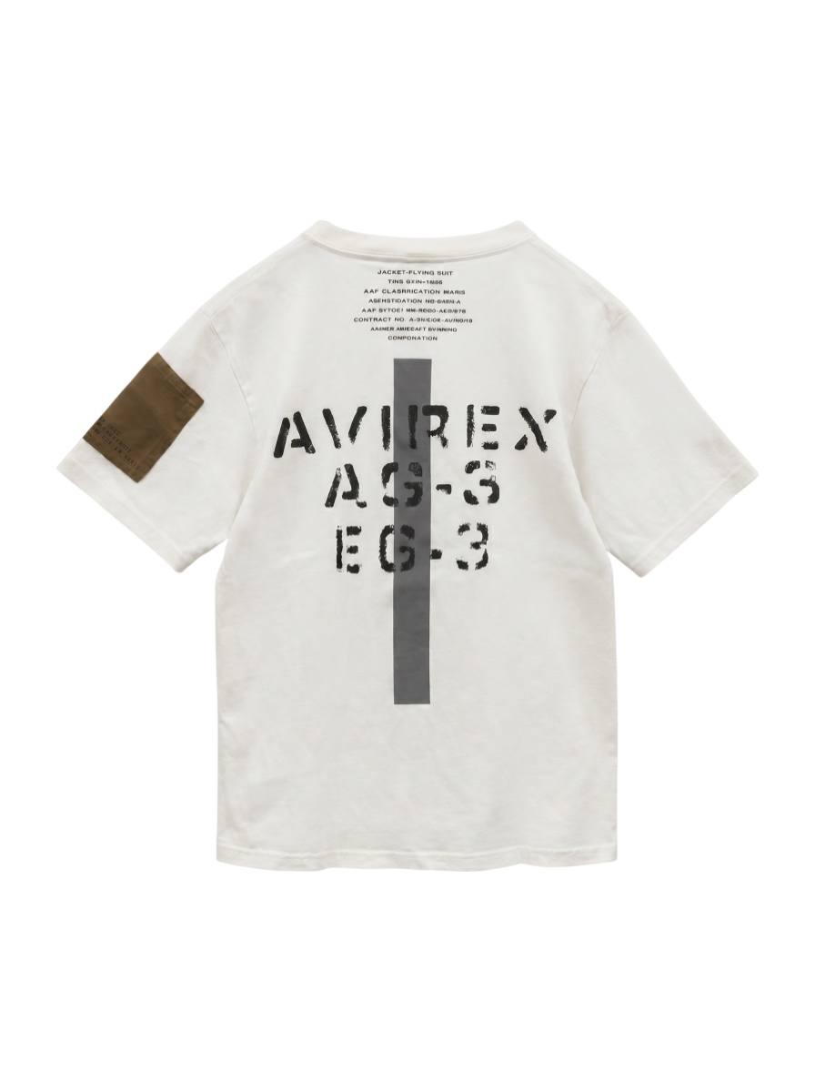 AVIREX / 《WEB&DEPOT限定》 REMODEL DESIGN CREW NECK T-SHIRT/リモデルデザイン半袖Tシャツ