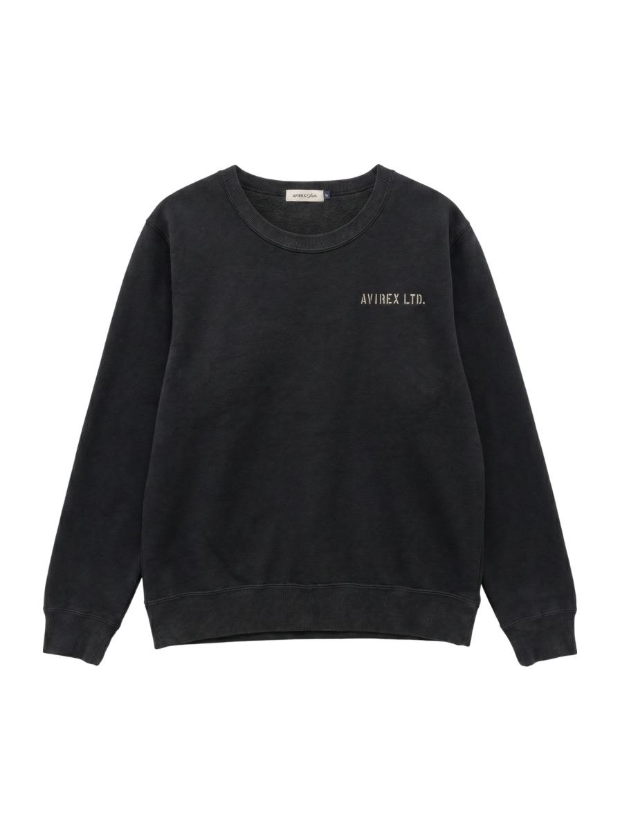 AVIREX / 2023 HB CREW NECK SWEAT
