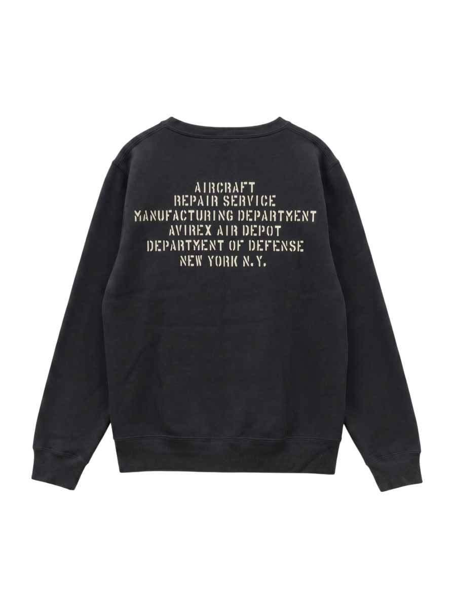 AVIREX / 2023 HB CREW NECK SWEAT