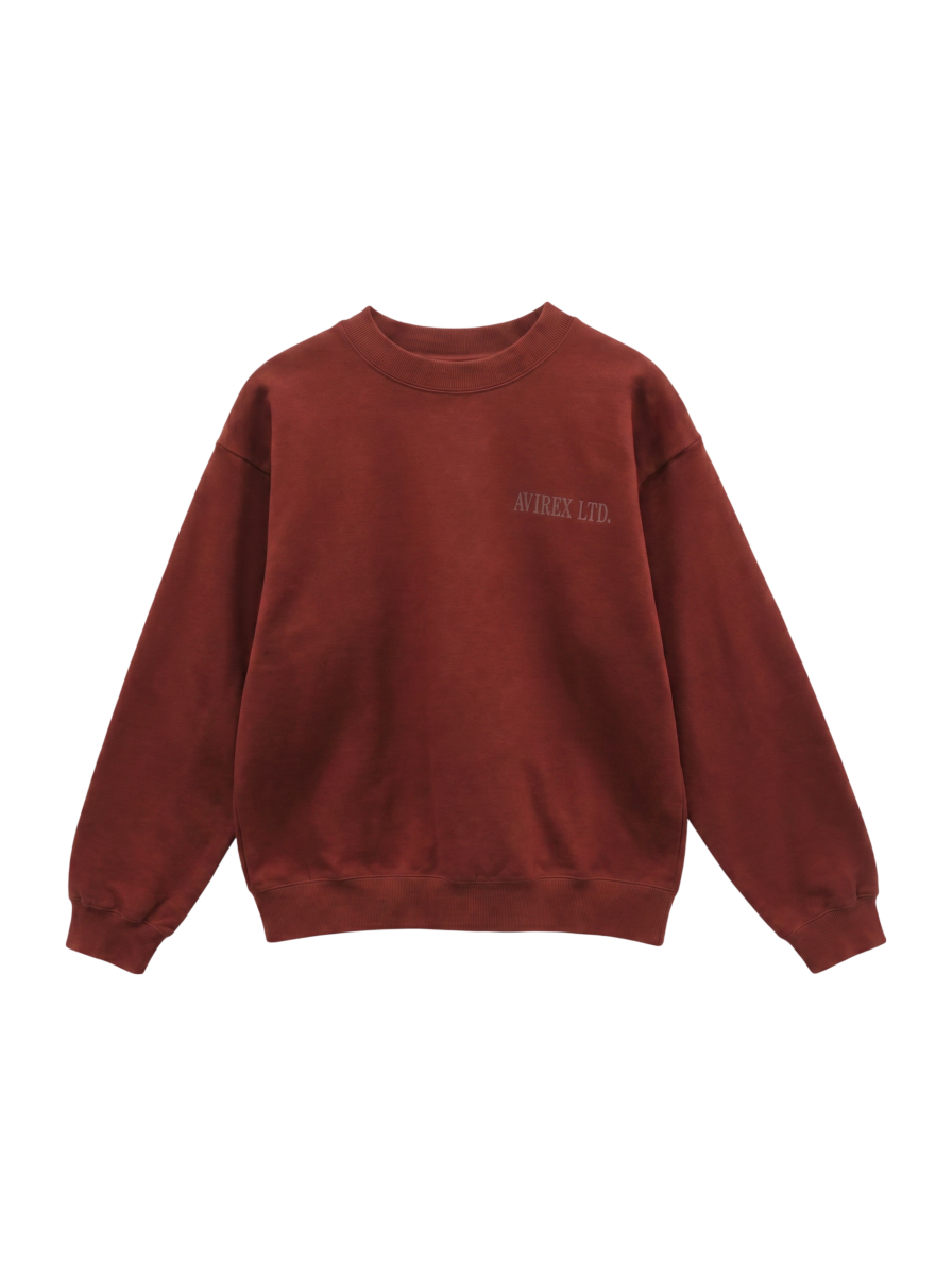 AVIREX / 《WEB&DEPOT限定》TAPESTORY OF NEWYORK CREWNECK SWEAT