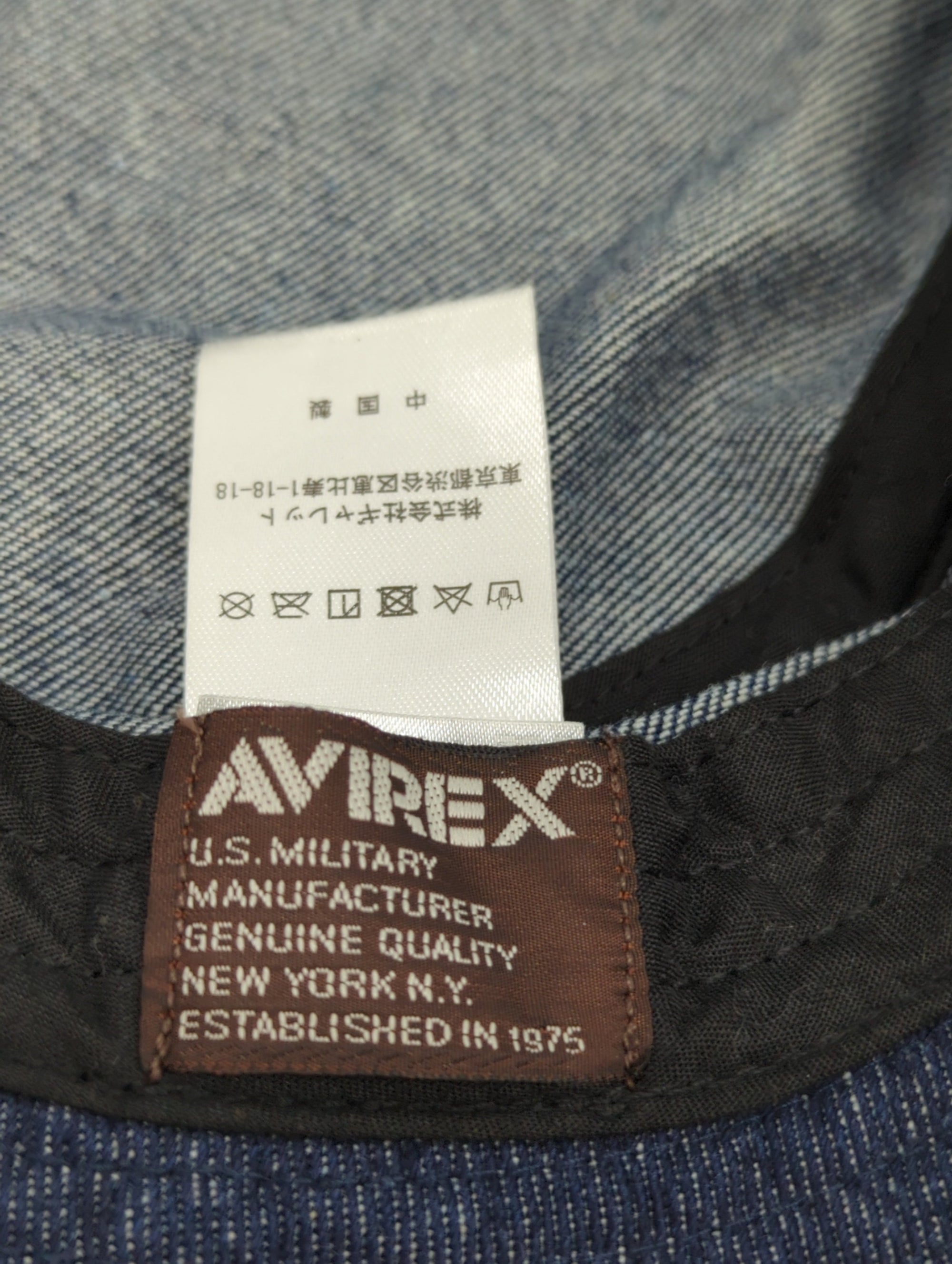 AVIREX / A-STAR DENIM HAT / Aスター デニム ハット