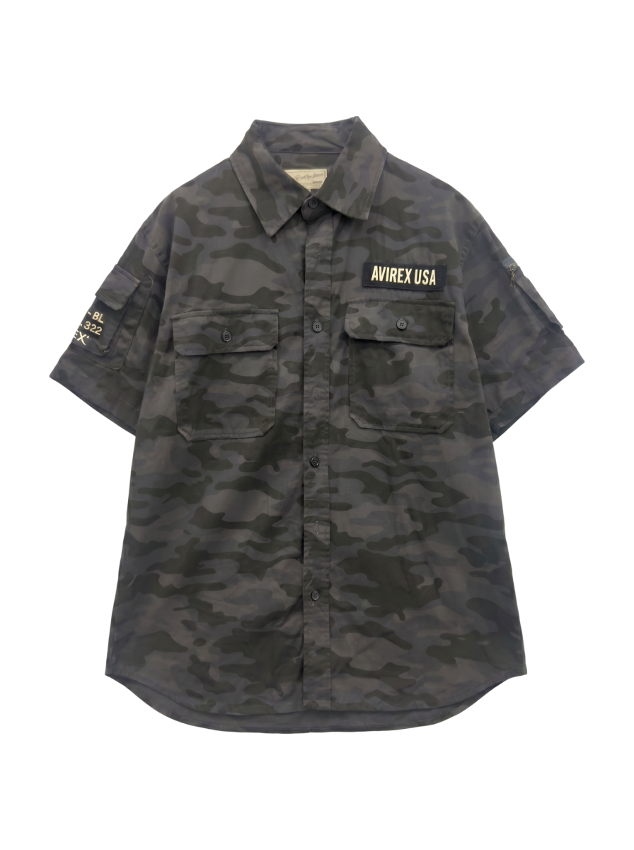 AVIREX / 半袖ファティーグ カーキシャツ/S/S FATIGUE KHAKI SHIRT