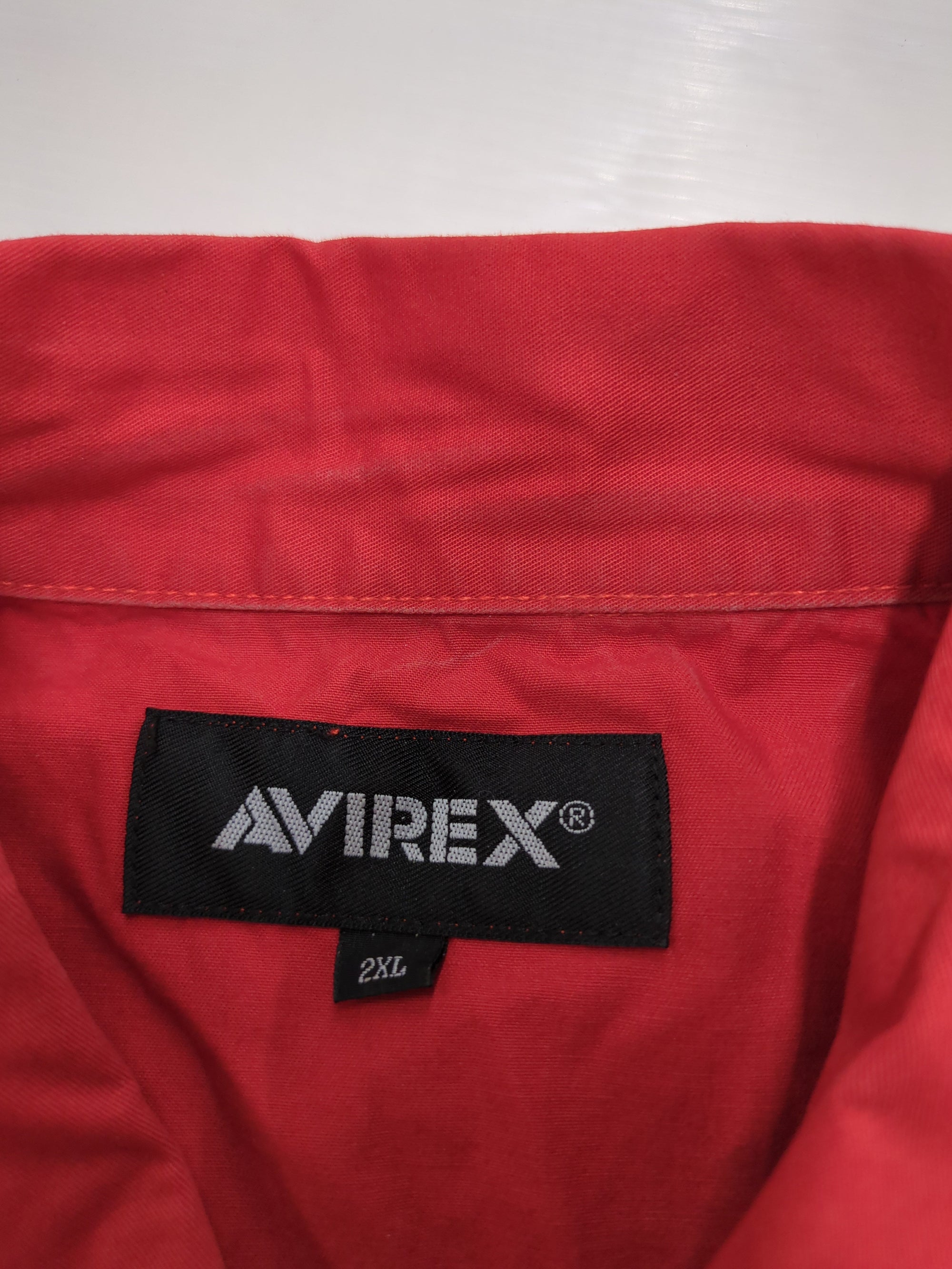 AVIREX / パッチドミリタリーシャツ ファイヤー&アイス/S/S PATCHED MILITARY SHIRT FIRE&ICE