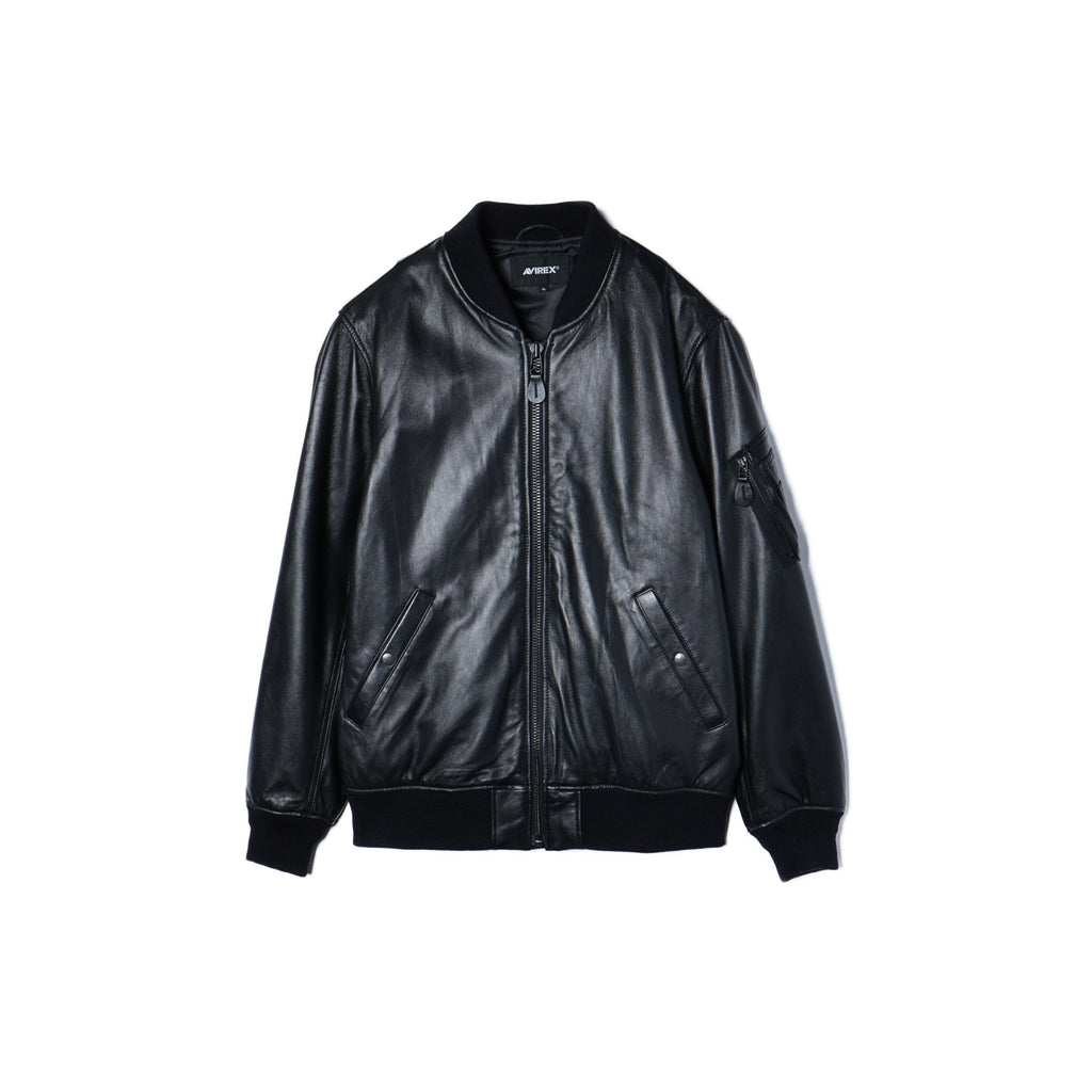 AVIREX / AVI-LEATHER TYPE MA-1 / XL / ブラック