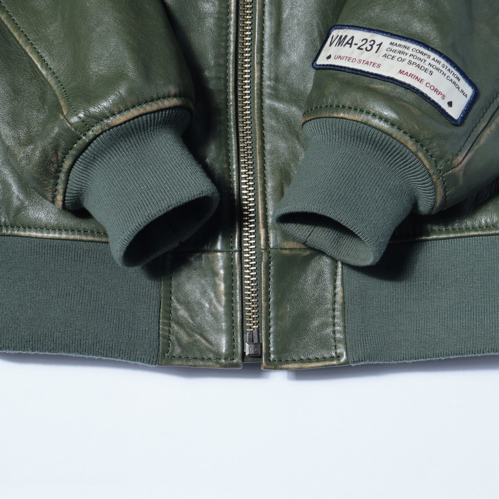 AVIREX / AGED LEATHER BLOUSON TOMCATTERS / エイジド レザー ブルゾン トムキャッターズ
