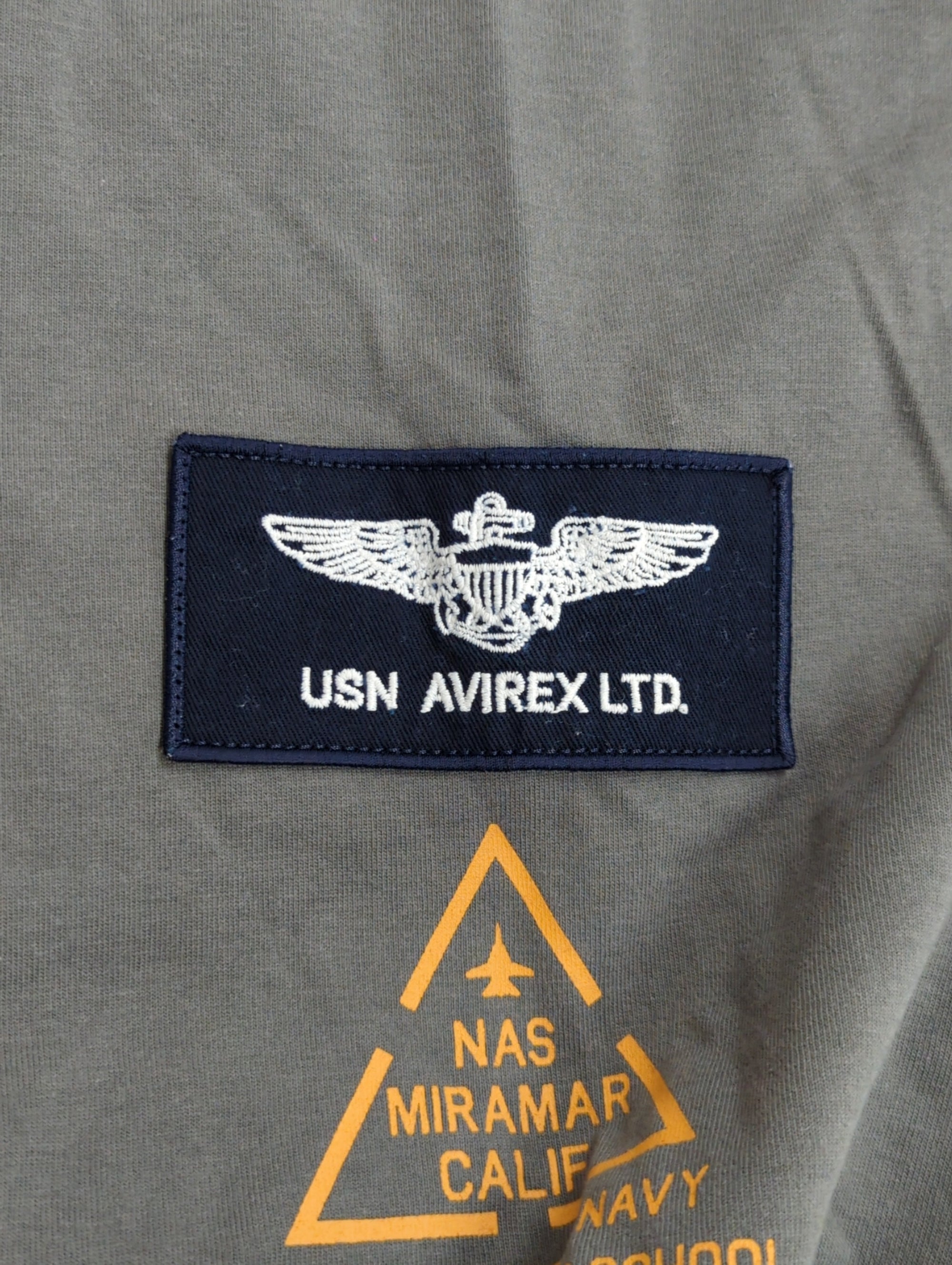 AVIREX / TOP GUN PATCH & PRINT T-SHIRT / トップガン パッチ & プリント Tシャツ
