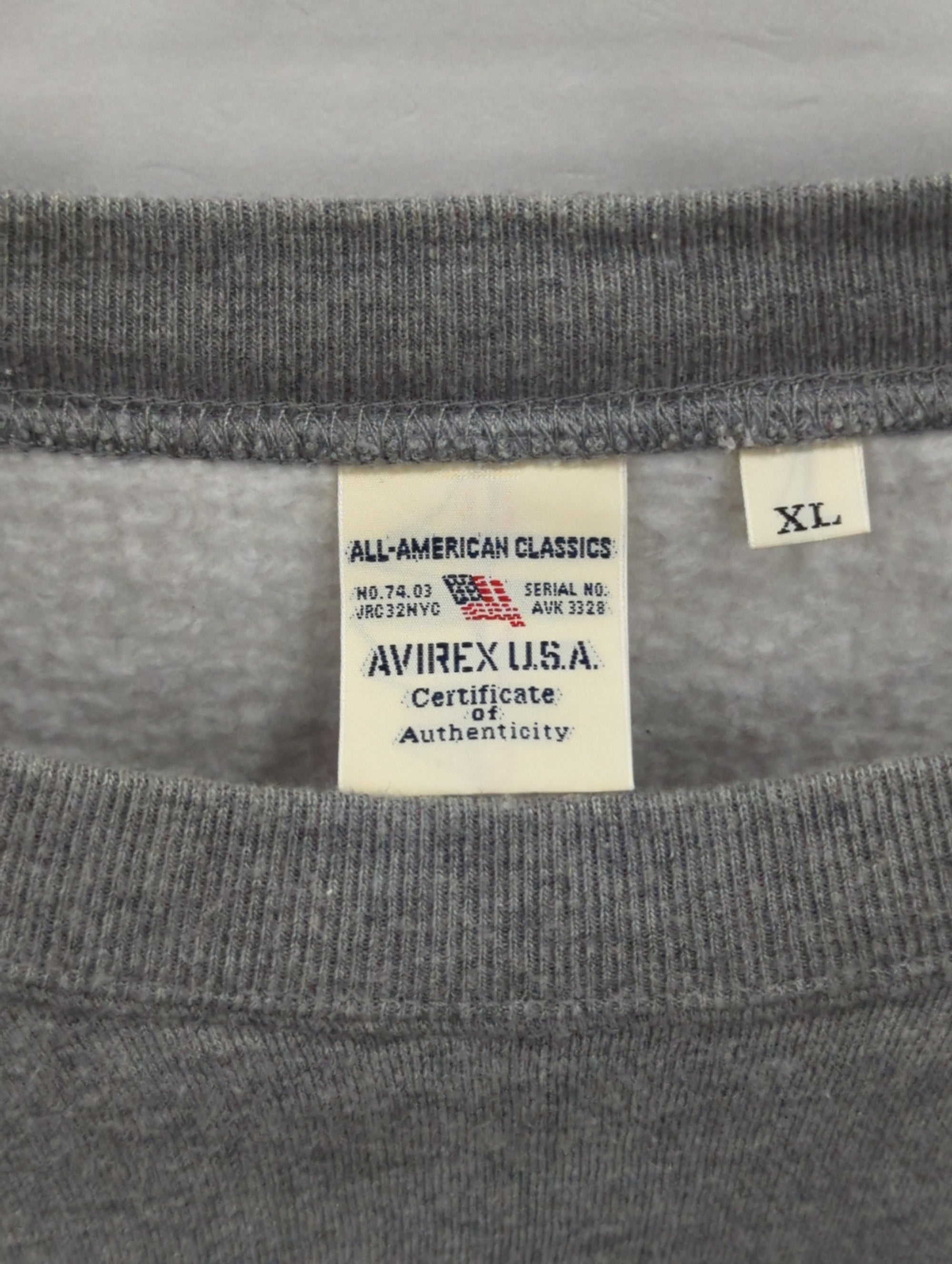 AVIREX / 2024 HB CREW NECK SWEAT