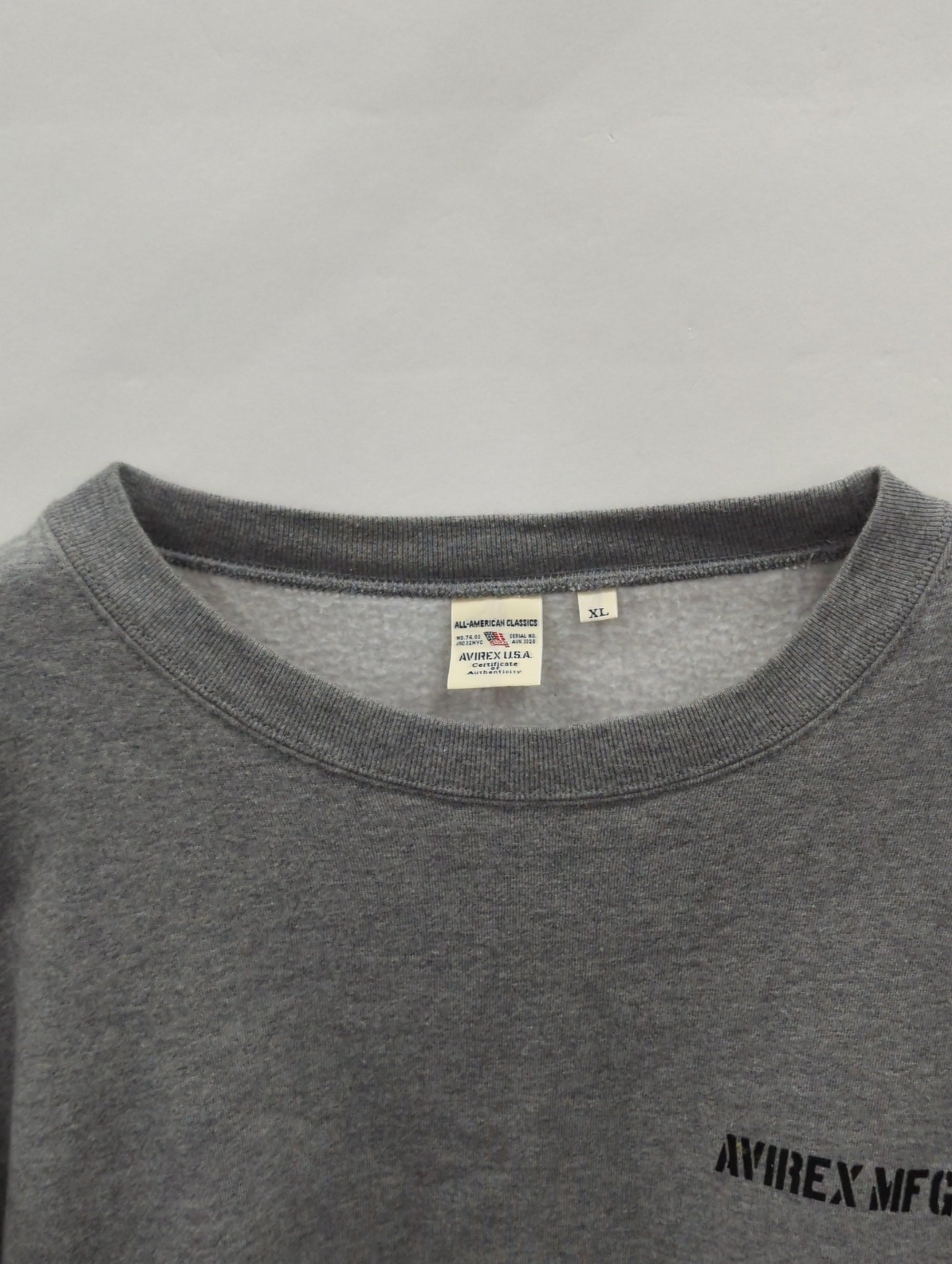 AVIREX / 2024 HB CREW NECK SWEAT