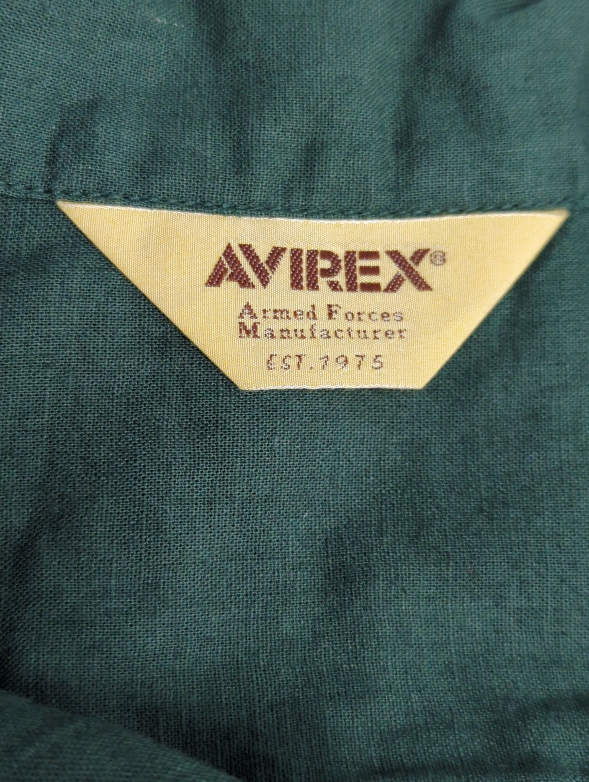 AVIREX / LINEN/COTTON PENSACOLA WORK SHIRT