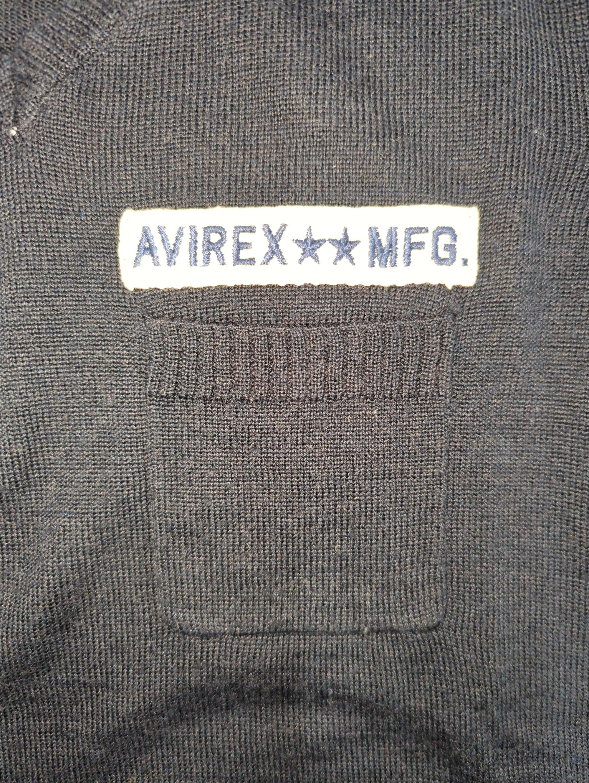 AVIREX / AVIREX/アヴィレックス/ウイメンズ ウォッシャブル ファティーグ プルオーバー ニット/FATIGUE PULL OVER KNIT