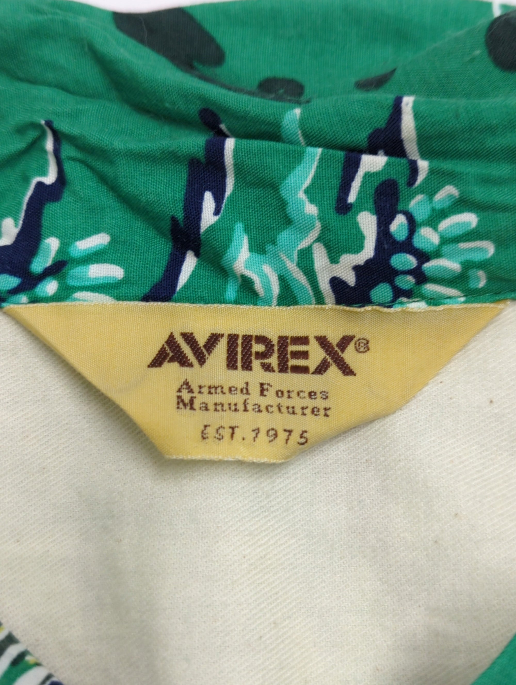 AVIREX / SH SS CUSTOM HAWAIIAN SH NAVY