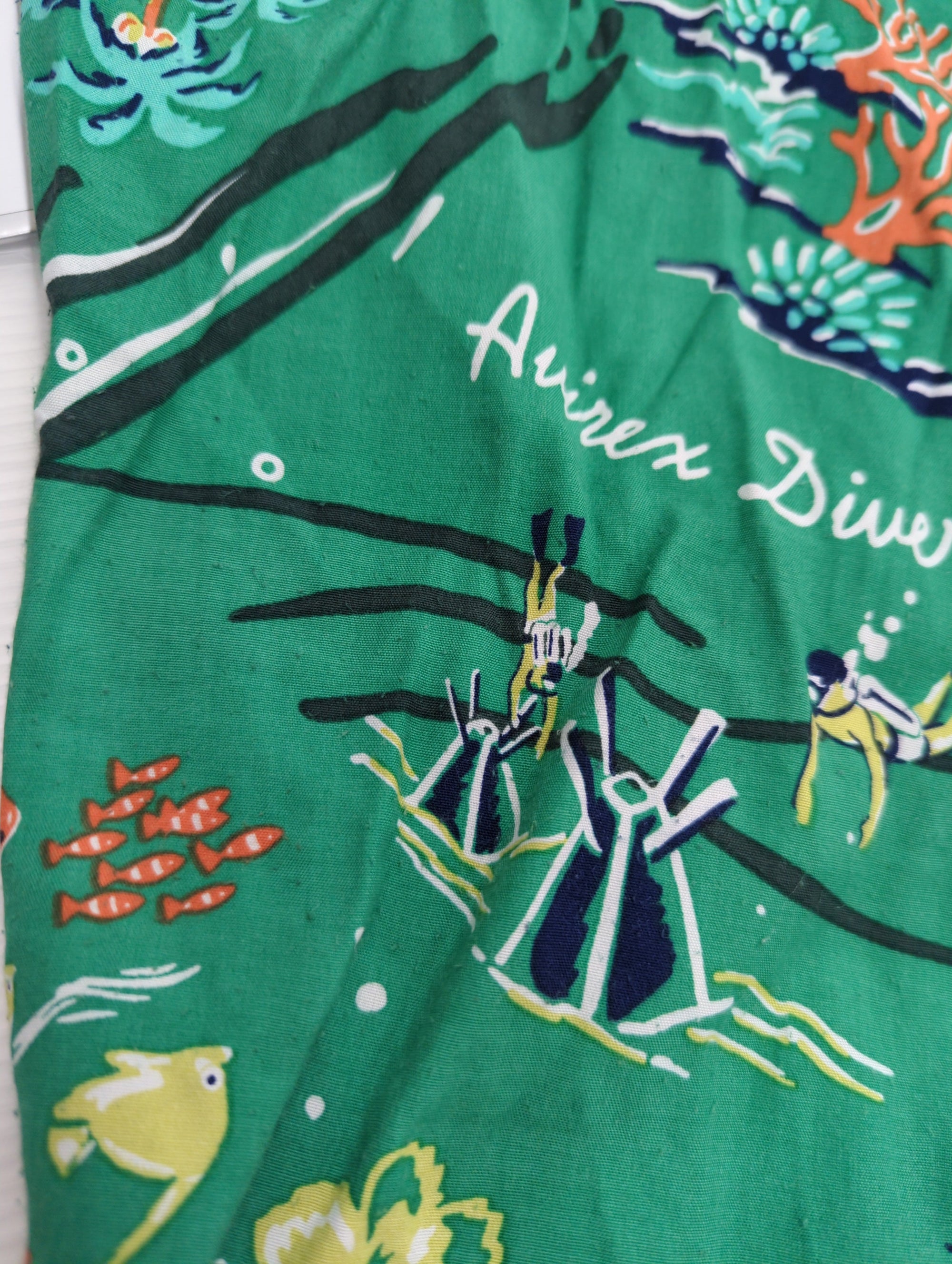 AVIREX / SH SS CUSTOM HAWAIIAN SH NAVY