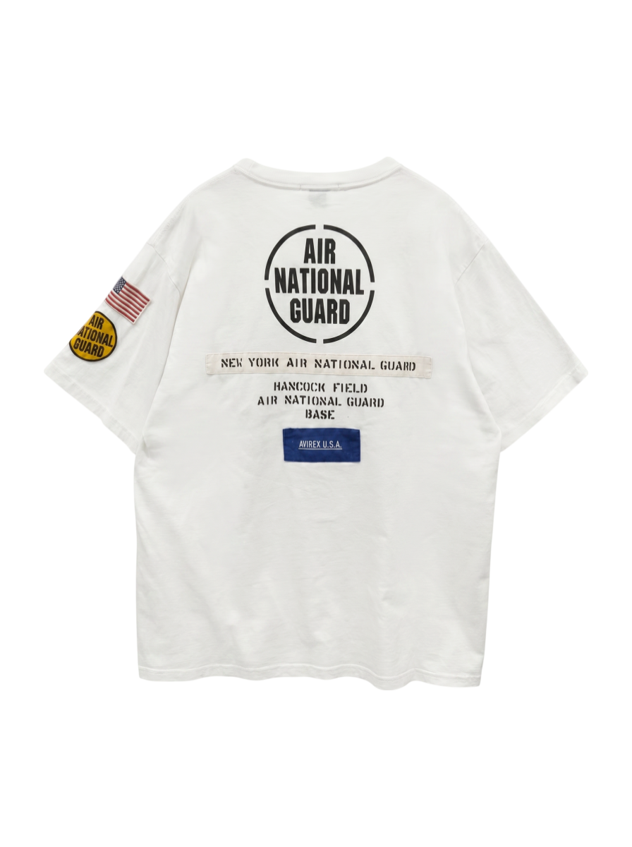 AVIREX / 《COLLECTION》AIR NATIONAL GUARD PATCH T-SHIRT / エアナショナルガード Tシャツ