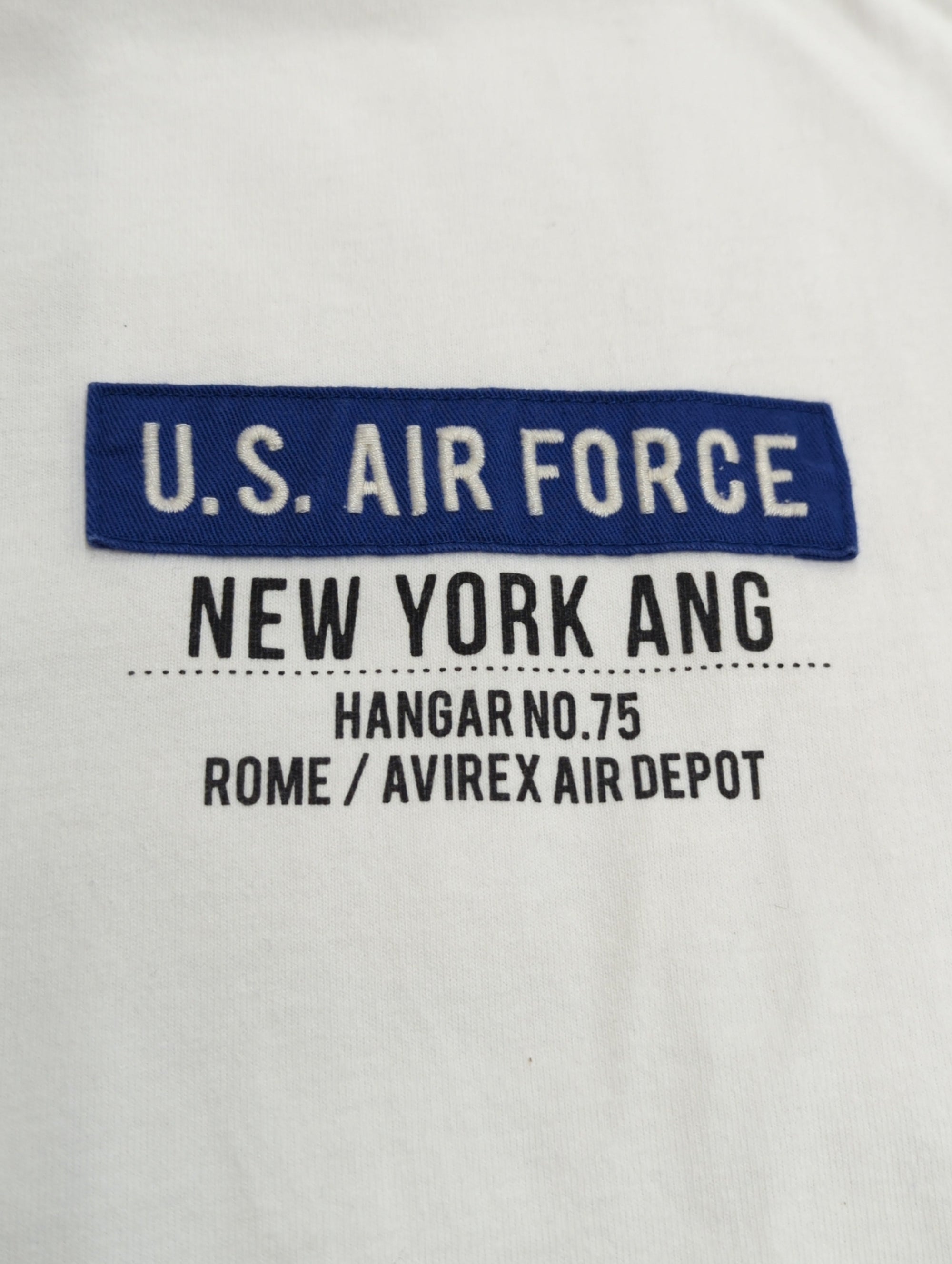 AVIREX / 《COLLECTION》AIR NATIONAL GUARD PATCH T-SHIRT / エアナショナルガード Tシャツ