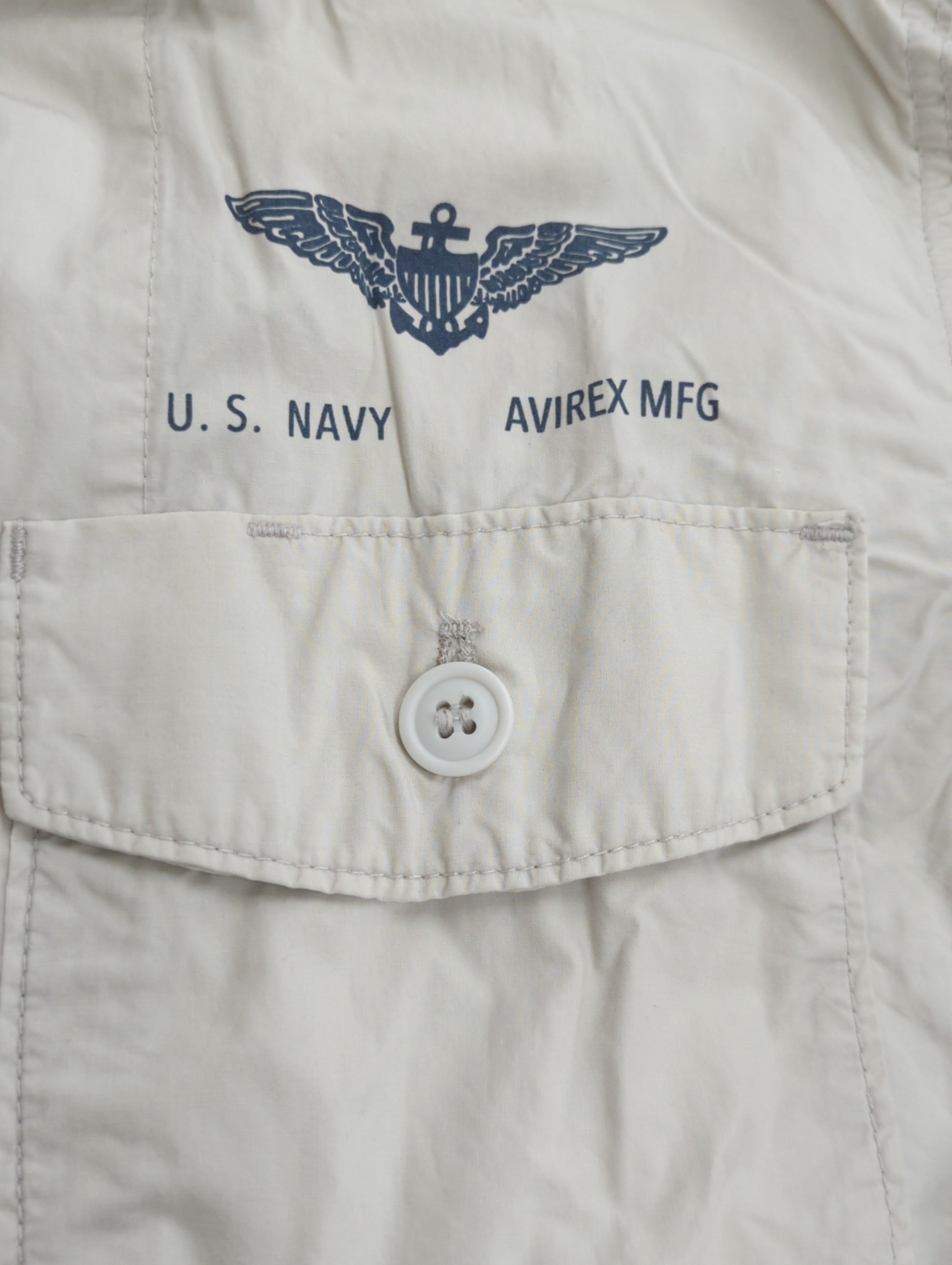 AVIREX / USN TYPEWRIGHTER FATIGUE LONG SLEEVE SHIRT / USN タイプライター ファティーグ 長袖 シャツ