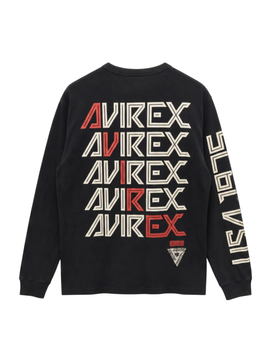 AVIREX / 【AVIREX STREET GEAR/ROAD】AVIREX/アヴィレックス/ロード 長袖 Tシャツ/ROAD L/S T-SHIRT