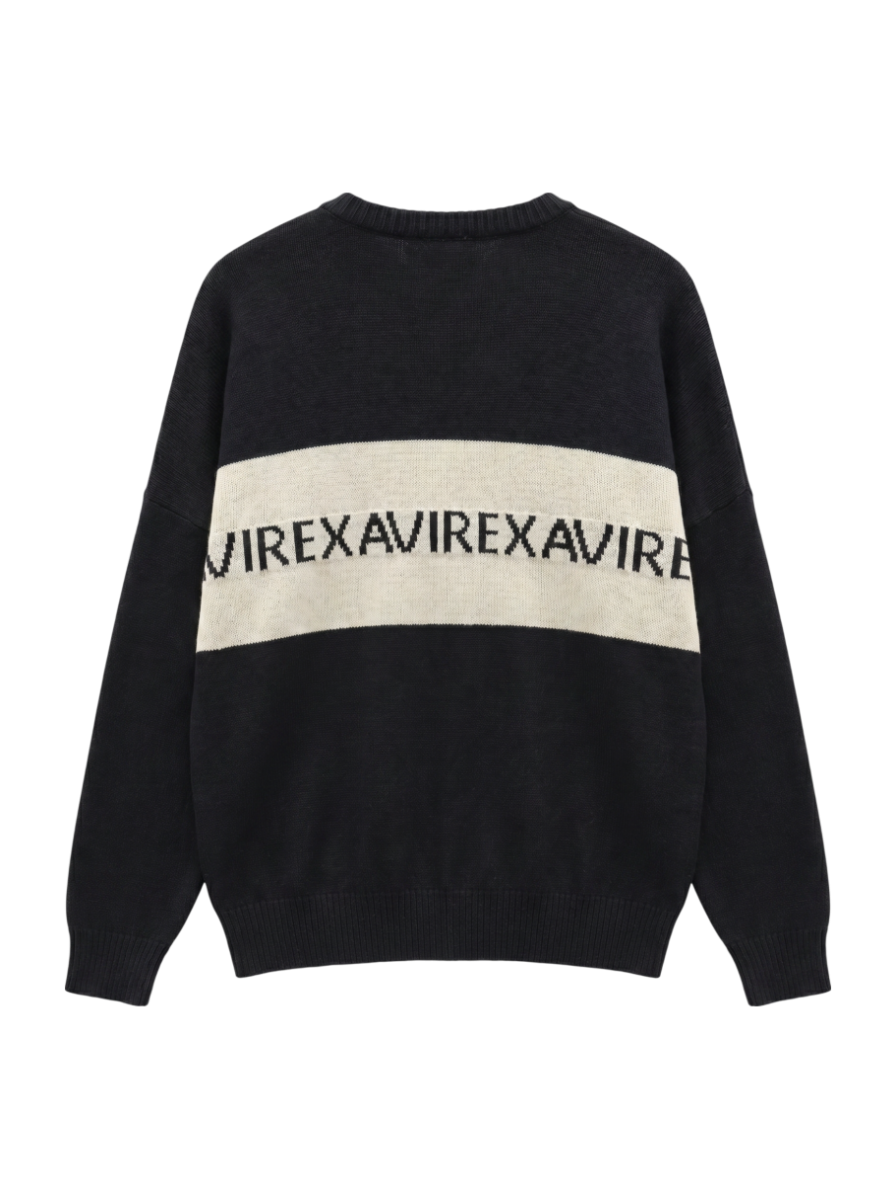 AVIREX / SH L/S COLOR BLOCKIN