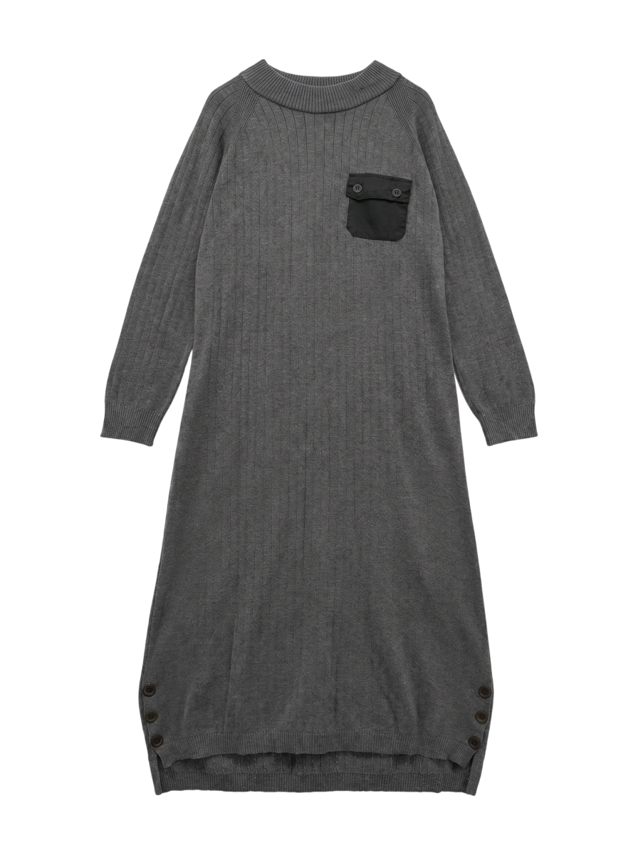 AVIREX / AVIREX/アヴィレックス/ボタン ニット ワンピース/BUTTON KNIT ONE PIECE