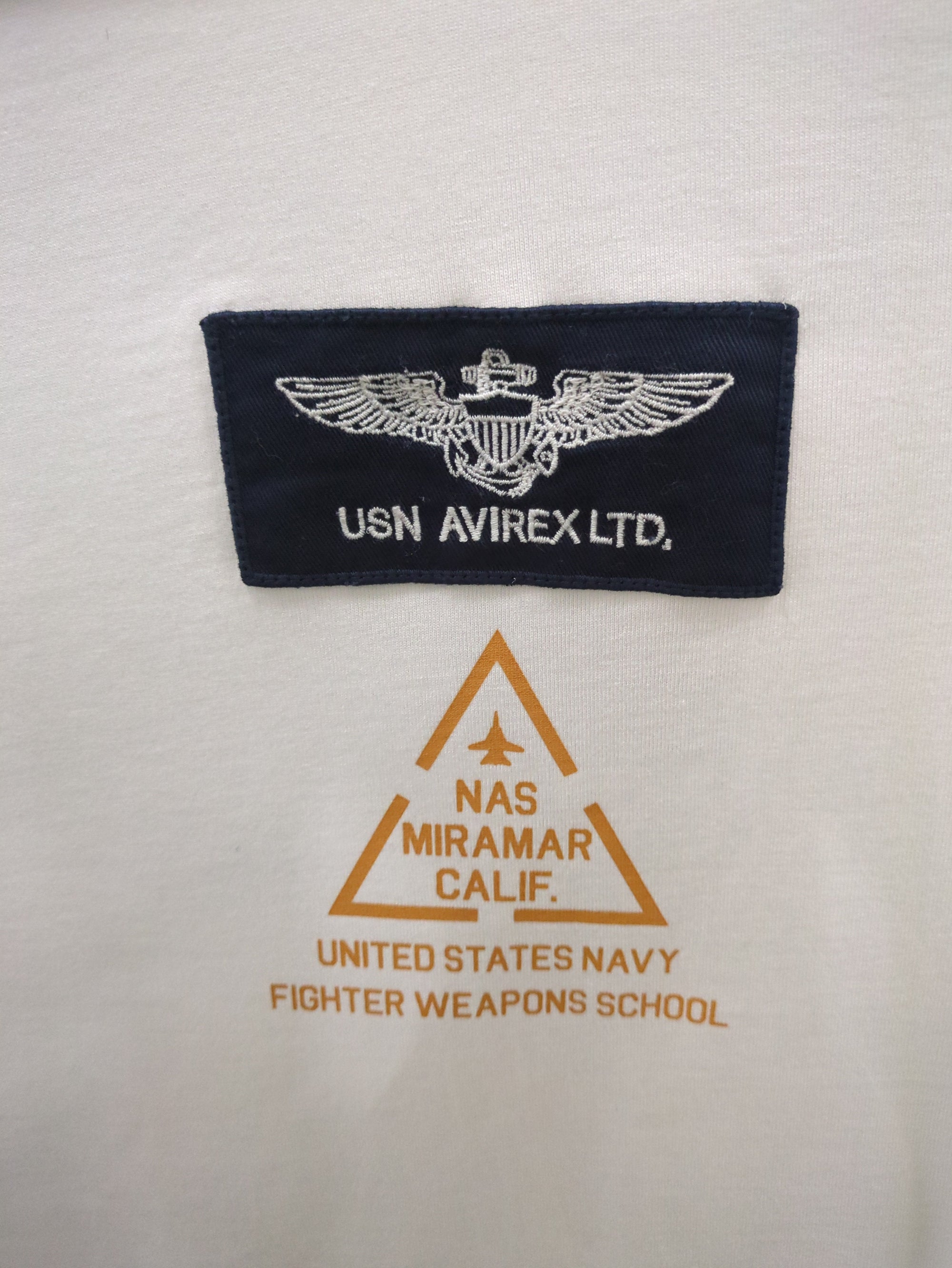 AVIREX / トップガン パッチ&プリントTシャツ/TOP GUN PATCH&PRINT T-SHIRT